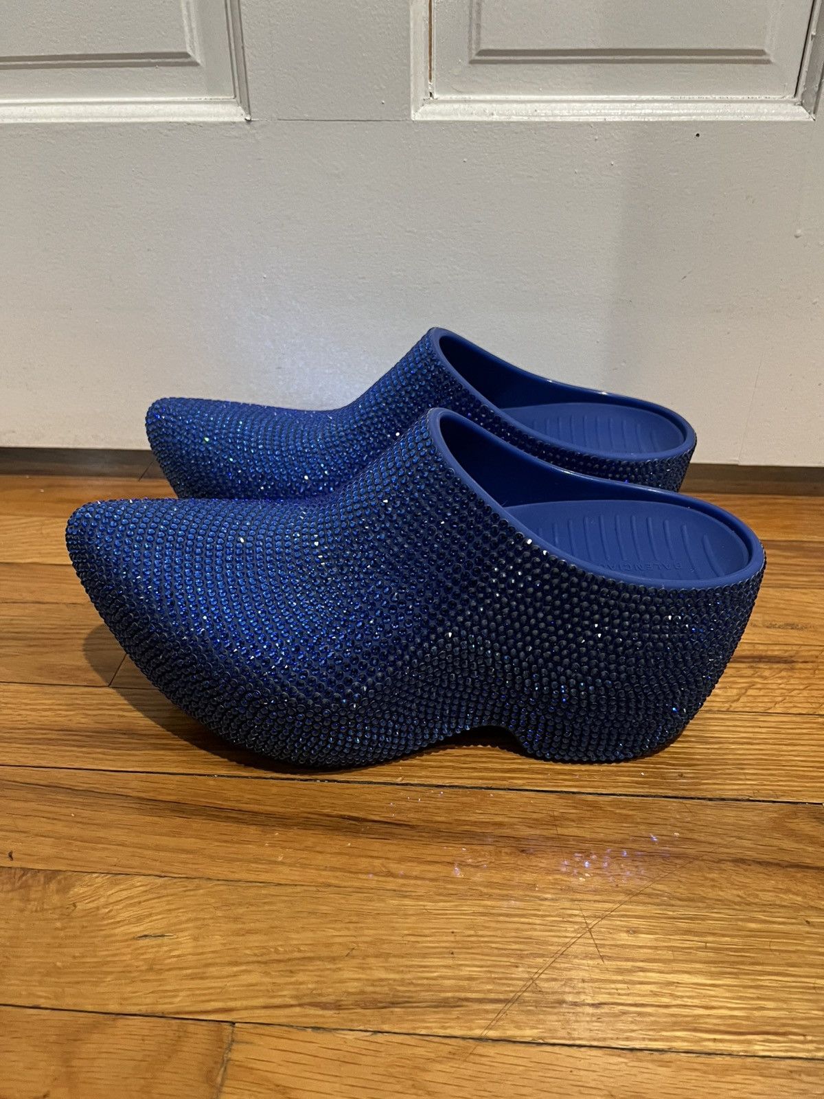 Balenciaga Summer23 “Mud Show” Rhinestone Strass Technoclogs Size US 10 / EU 43 - 3 Thumbnail