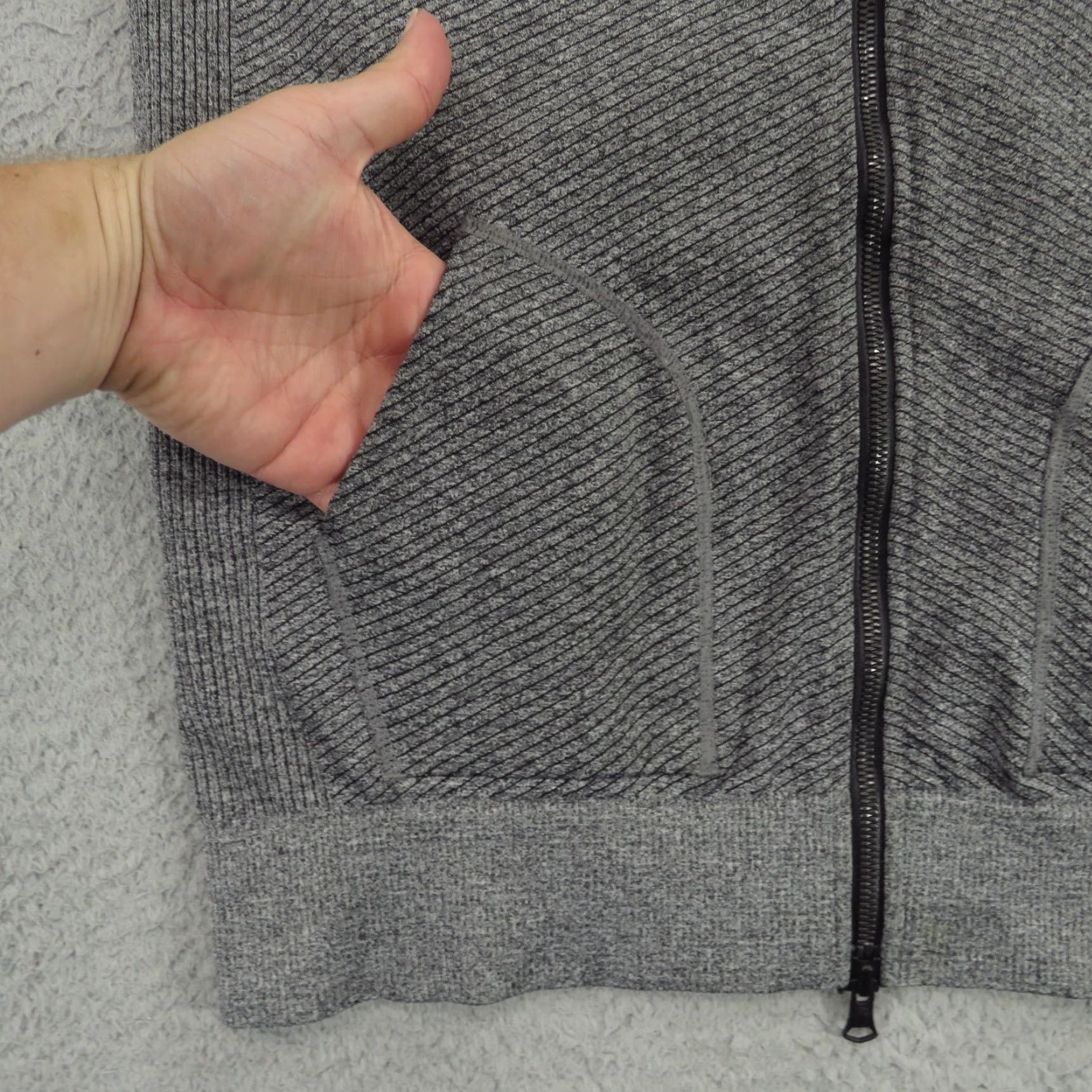 Adidas Adidas Jacket Womens Large Charcoal Zip Up Bomber Performance Reigning Champ Size L / US 10 / IT 46 - 2 Thumbnail
