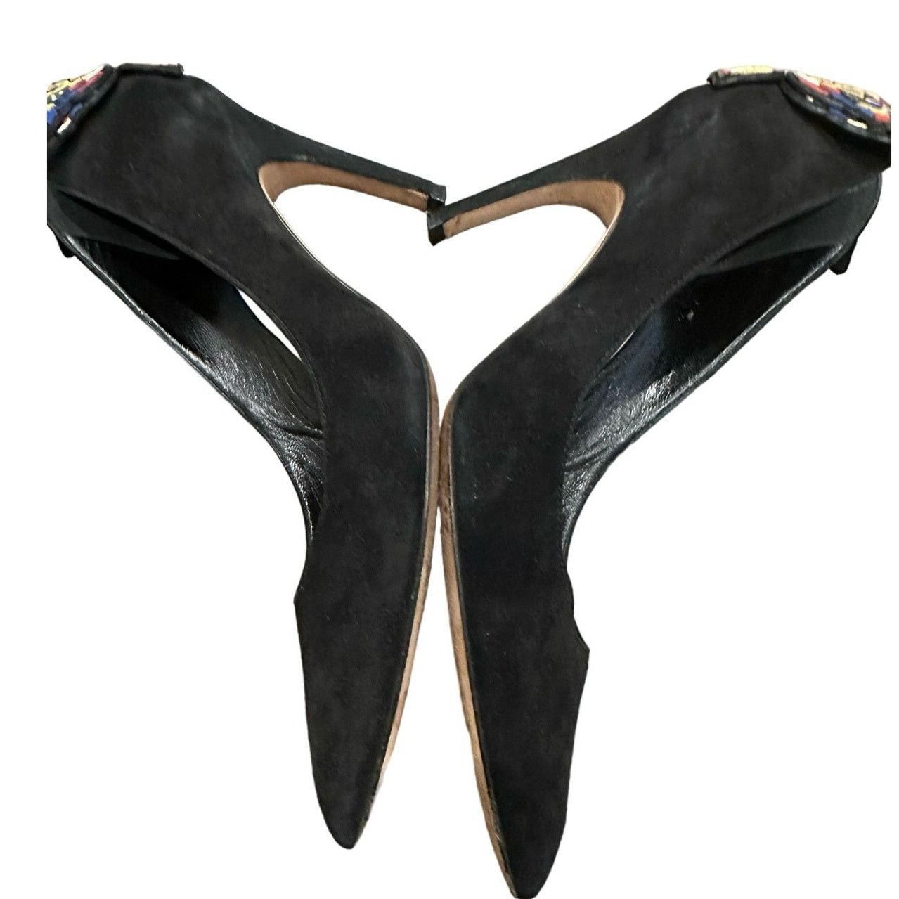 Christian Dior Monsieur Christian Dior Bee Accent Suede Slingback Pumps size 36.5 Size US 6.5 / IT 36.5 - 7 Thumbnail