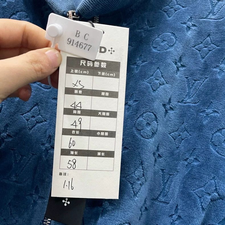 Louis Vuitton Louis Vuitton Flocked presbyopic zip jacket 2503-Nextarrow Size US XS / EU 42 / 0 - 4 Thumbnail