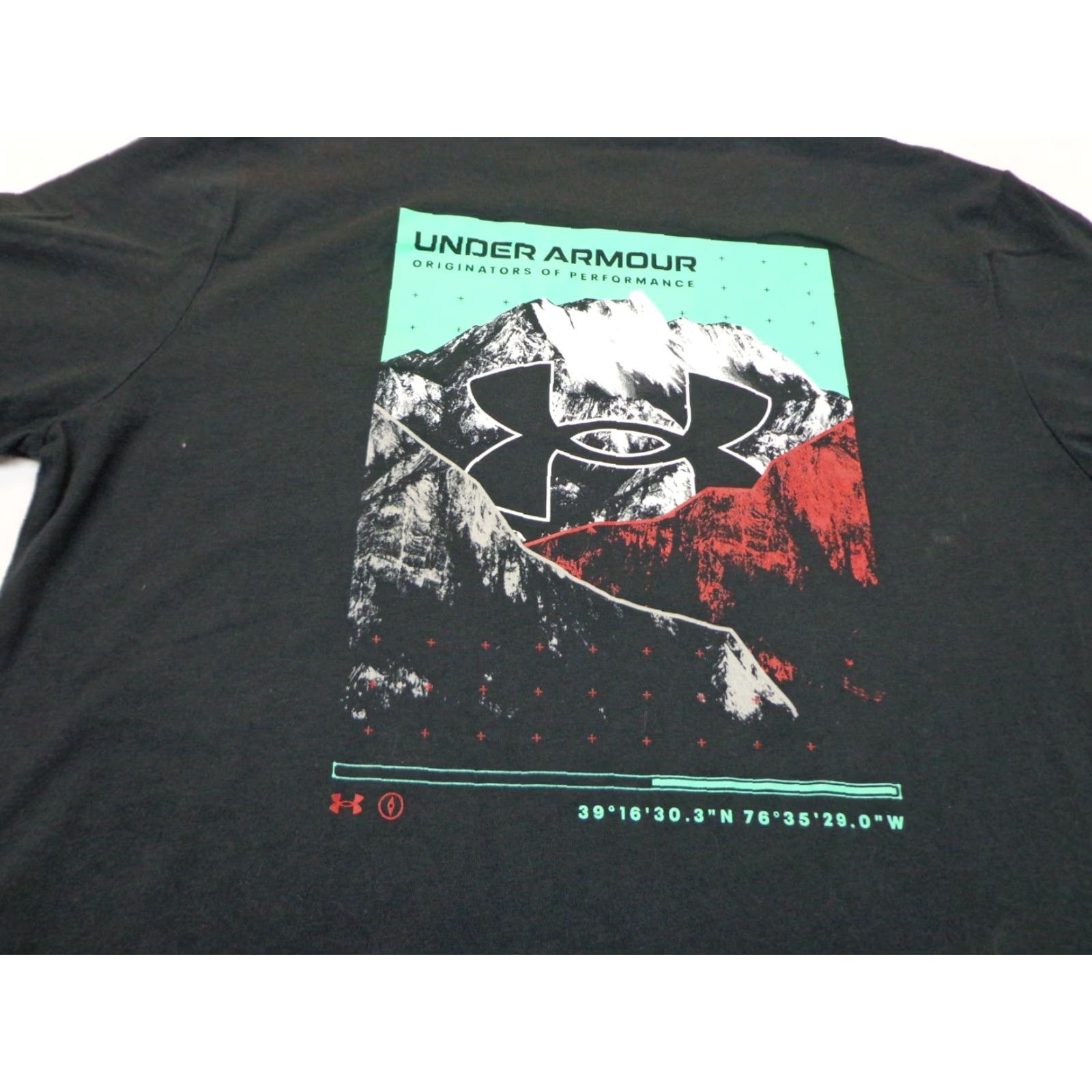 Under Armour Under Armour Originators Of Performance Black T-Shirt Large Loose Mens L Activewear - 2000s? Size US L / EU 52-54 / 3 - 2 Thumbnail