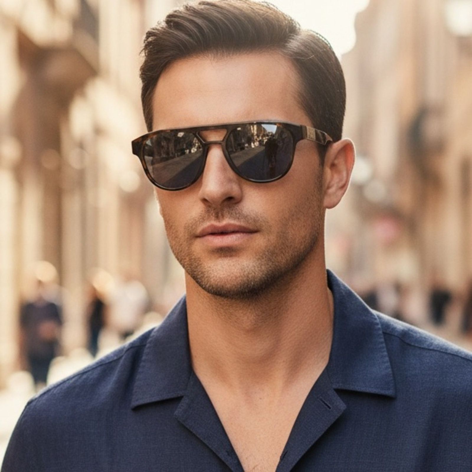 Berluti New! Berluti BL40002U 52V Sunglasses with Blue Lenses Size ONE SIZE - 2 Thumbnail
