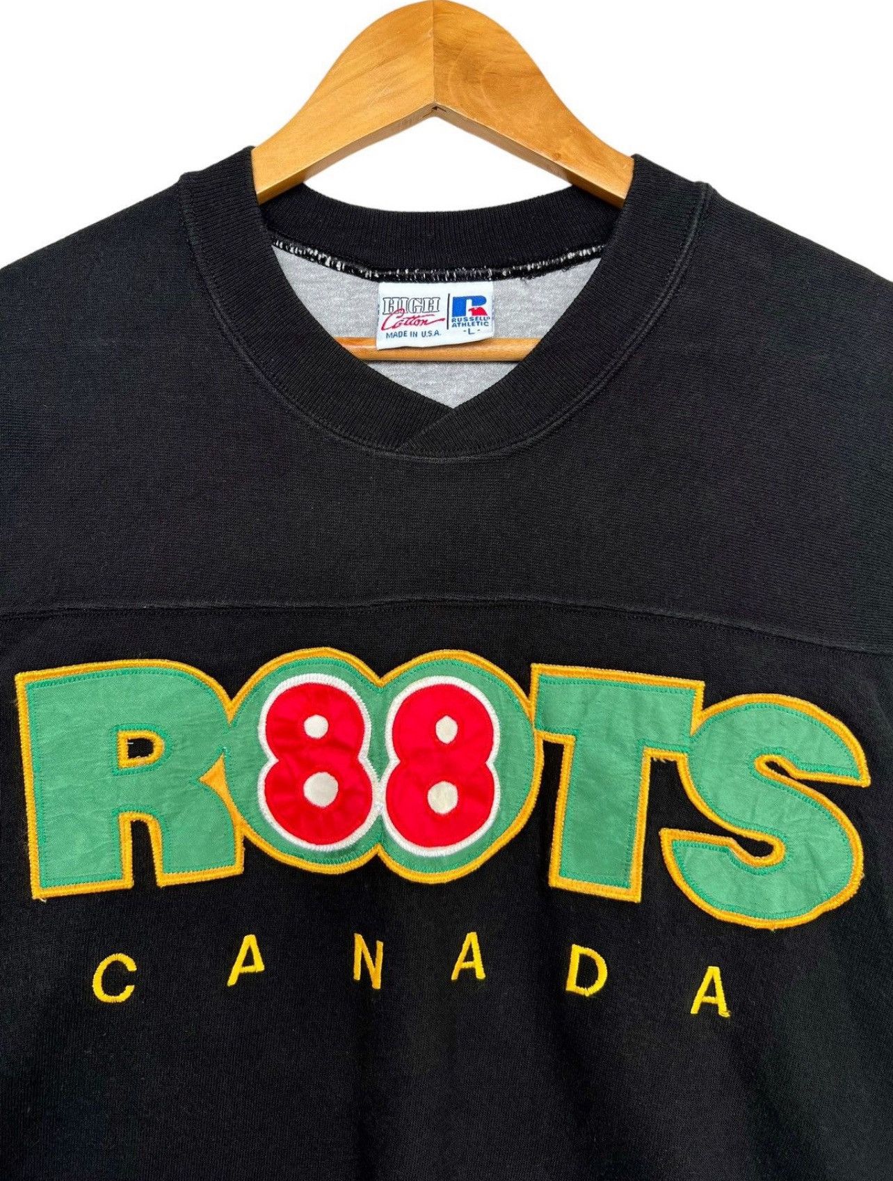 USA Olympics Vintage 80s Calgary Olympic Roots Canada Russell Sweatshirt Size US L / EU 52-54 / 3 - 8 Thumbnail