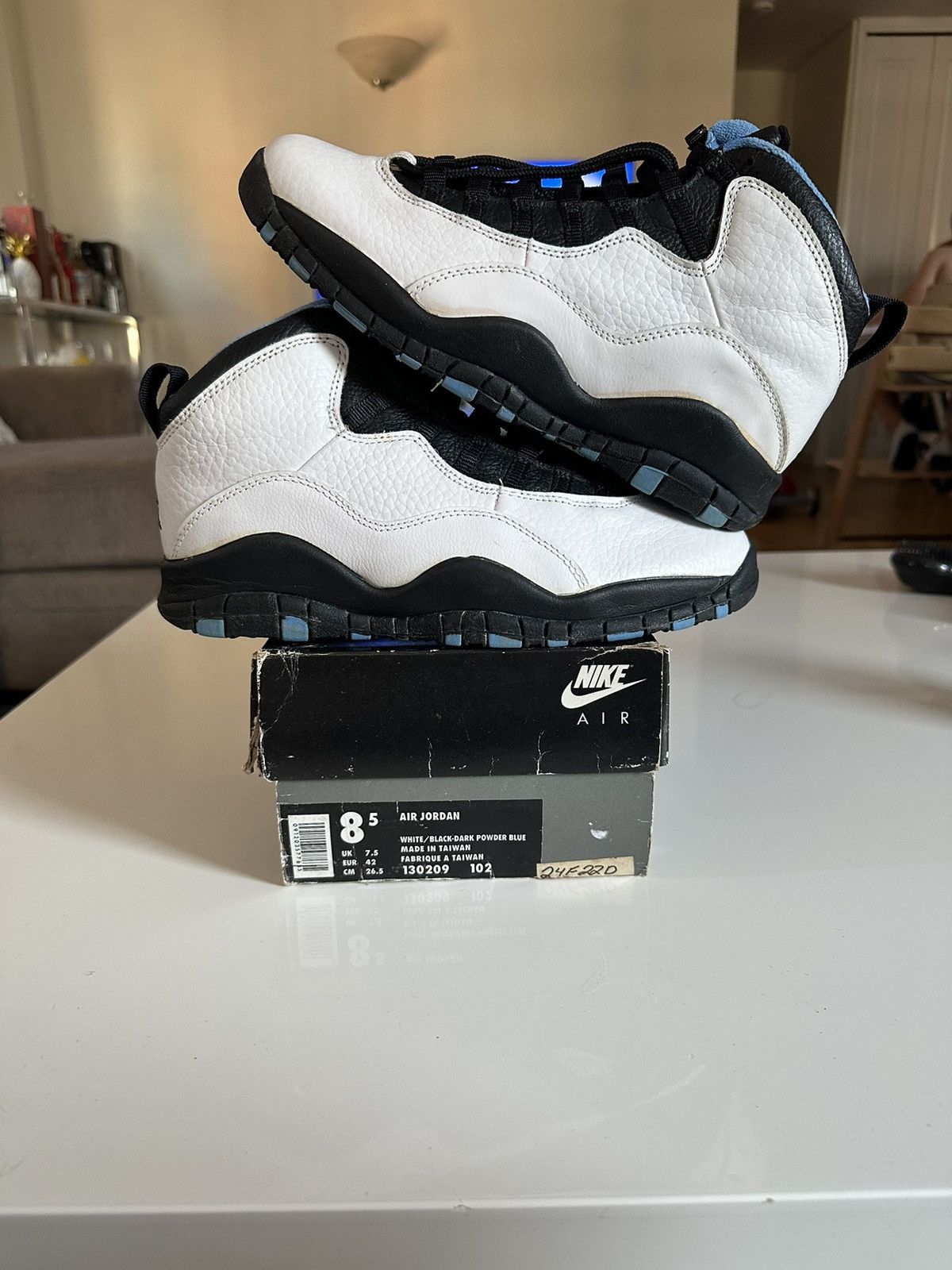 Jordan Brand × Nike Jordan 10 OG Charlotte Hornets (1994) - sz 8.5 Size US 8.5 / EU 41-42 - 3 Thumbnail