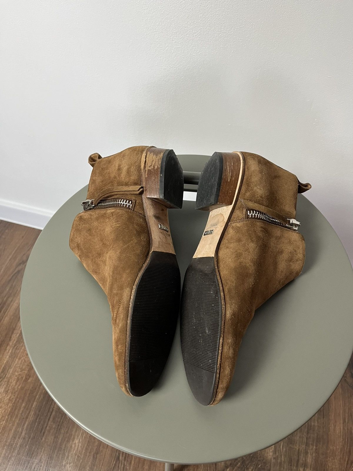 Gucci Gucci Suede Side-Zip Ankle Boots 39 EU / 8 US Made in Italy Size US 8 / IT 38 - 8 Thumbnail