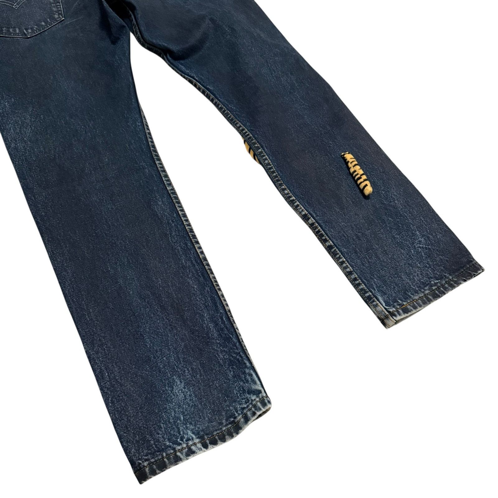 Levi's Reworked Levi's Jeans Tiger Attack Customized Modified OOAK Size US 31 - 11 Thumbnail