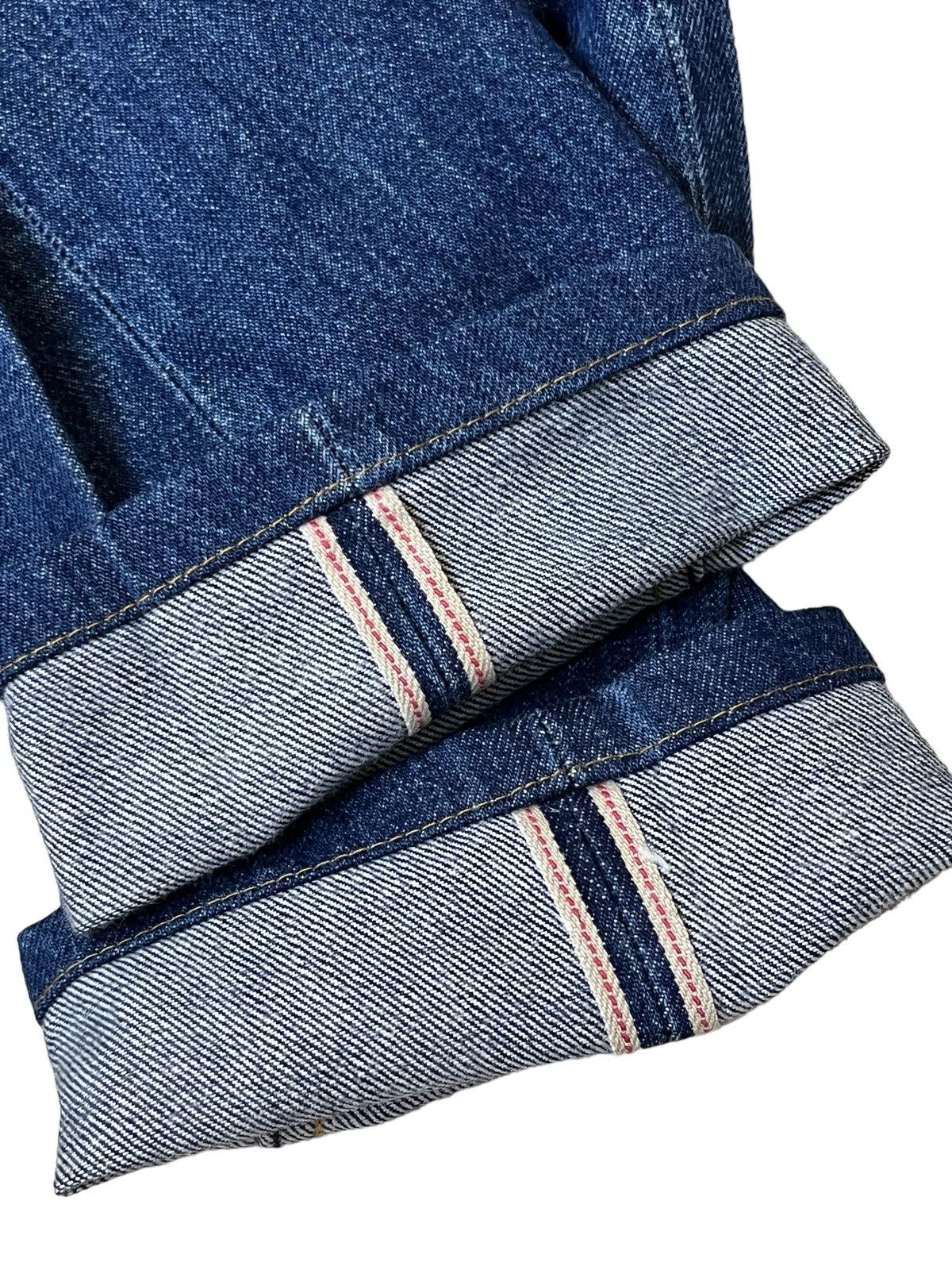 A.P.C. A.P.C RUE MADAME PARIS JEAN BUTTON REDLINE SELVEDGE JEANS Size US 30 / EU 46 - 16 Thumbnail