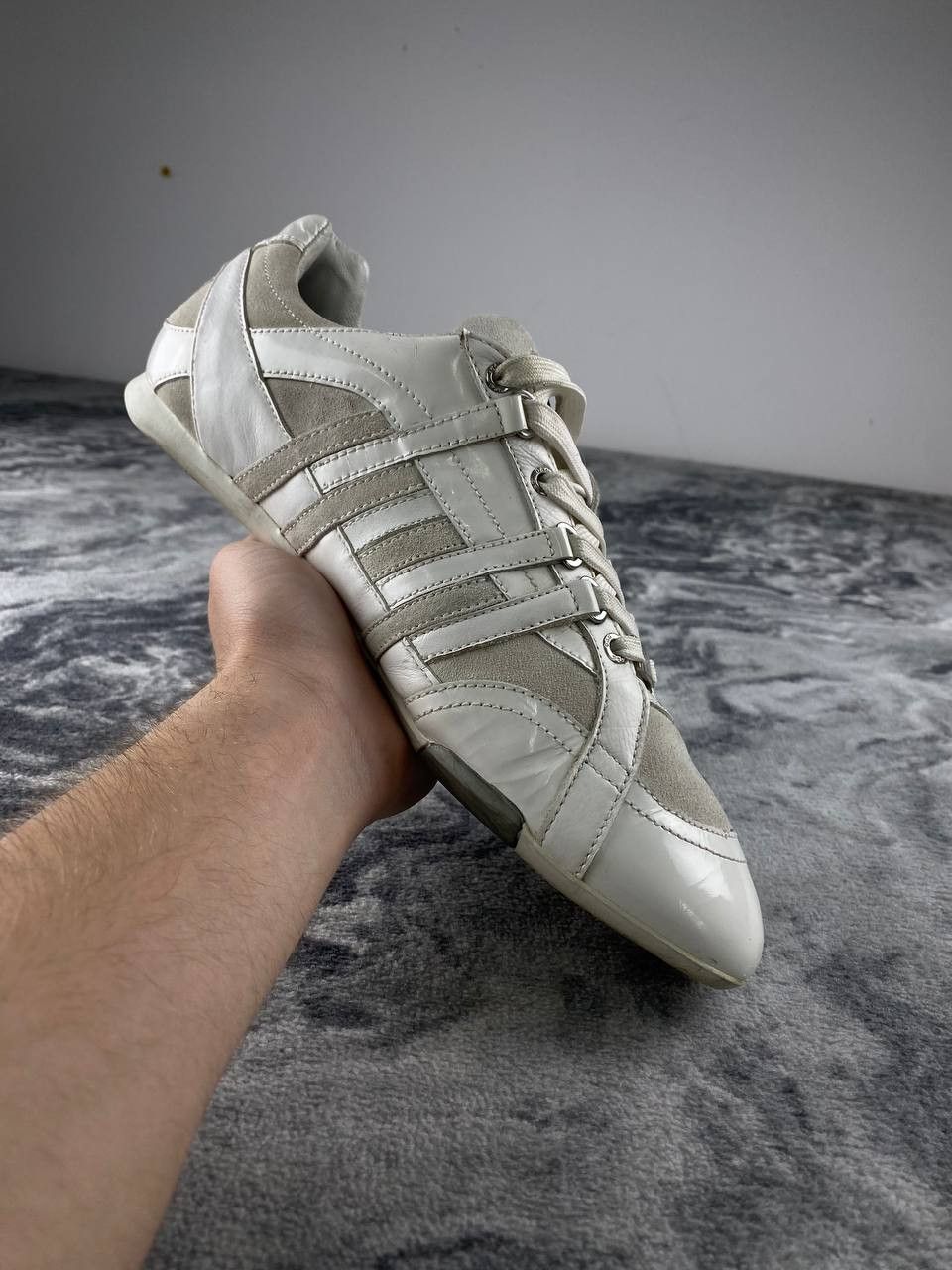 Dolce & Gabbana Vintage Dolce & Gabbana Patent Leather Sneakers Men Size US 8.5 / EU 41-42 - 14 Thumbnail