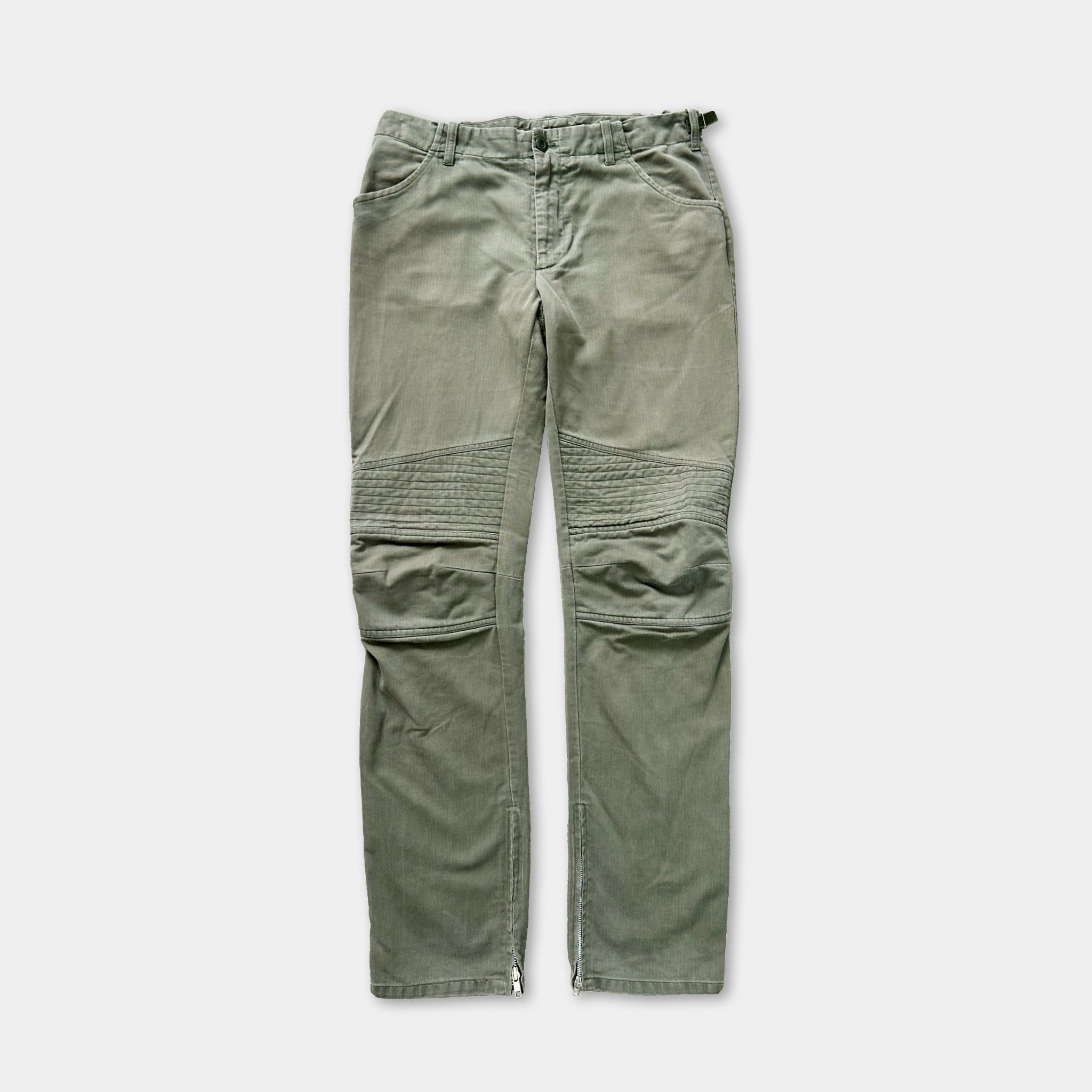 Kapital Helmut Lang Khaki Biker Pants Size US 28 / EU 44 - 1 Thumbnail