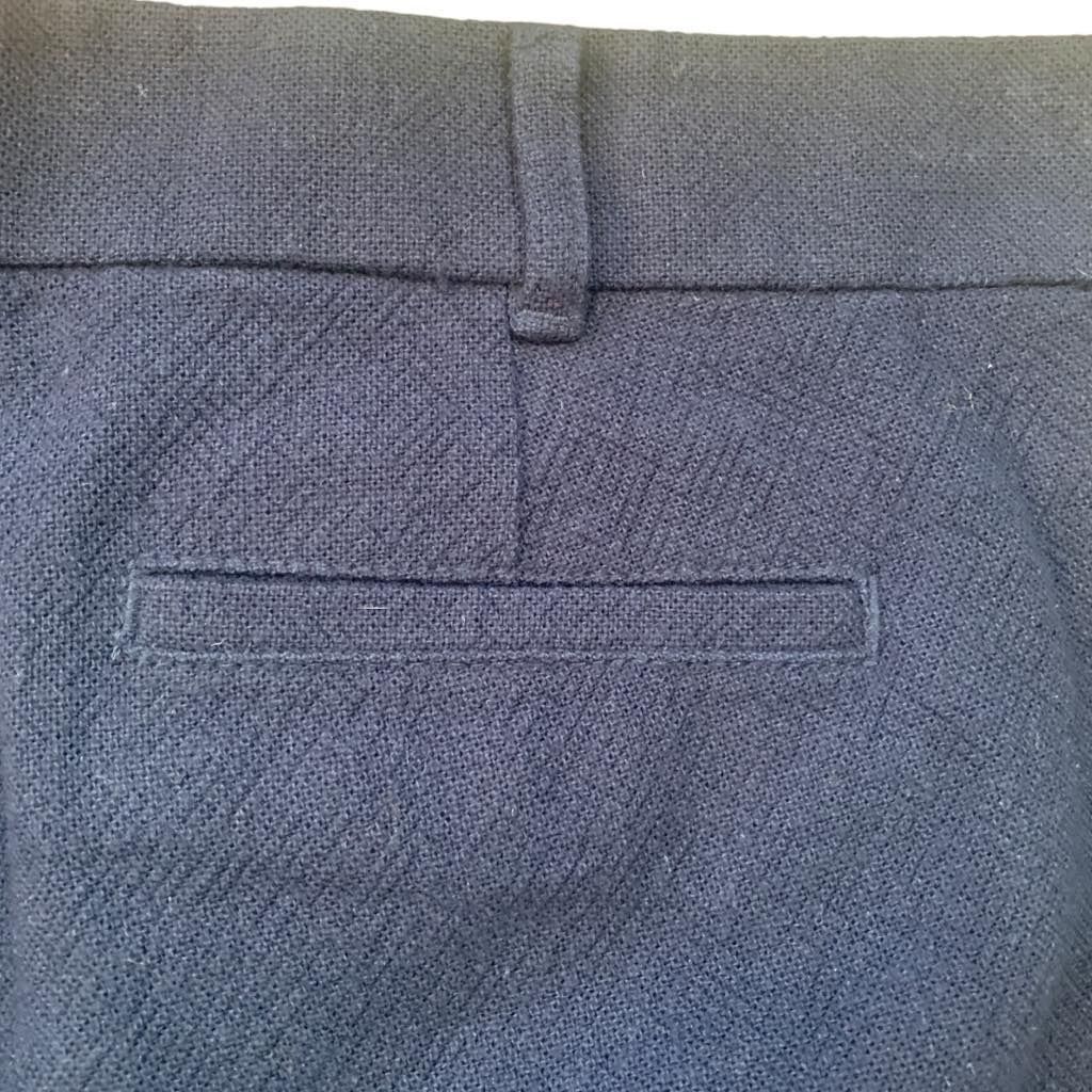 Tory Burch Tory Burch Navy Blue Straight Leg Dress Trousers Lightweight Size 28" / US 6 / IT 42 - 7 Thumbnail