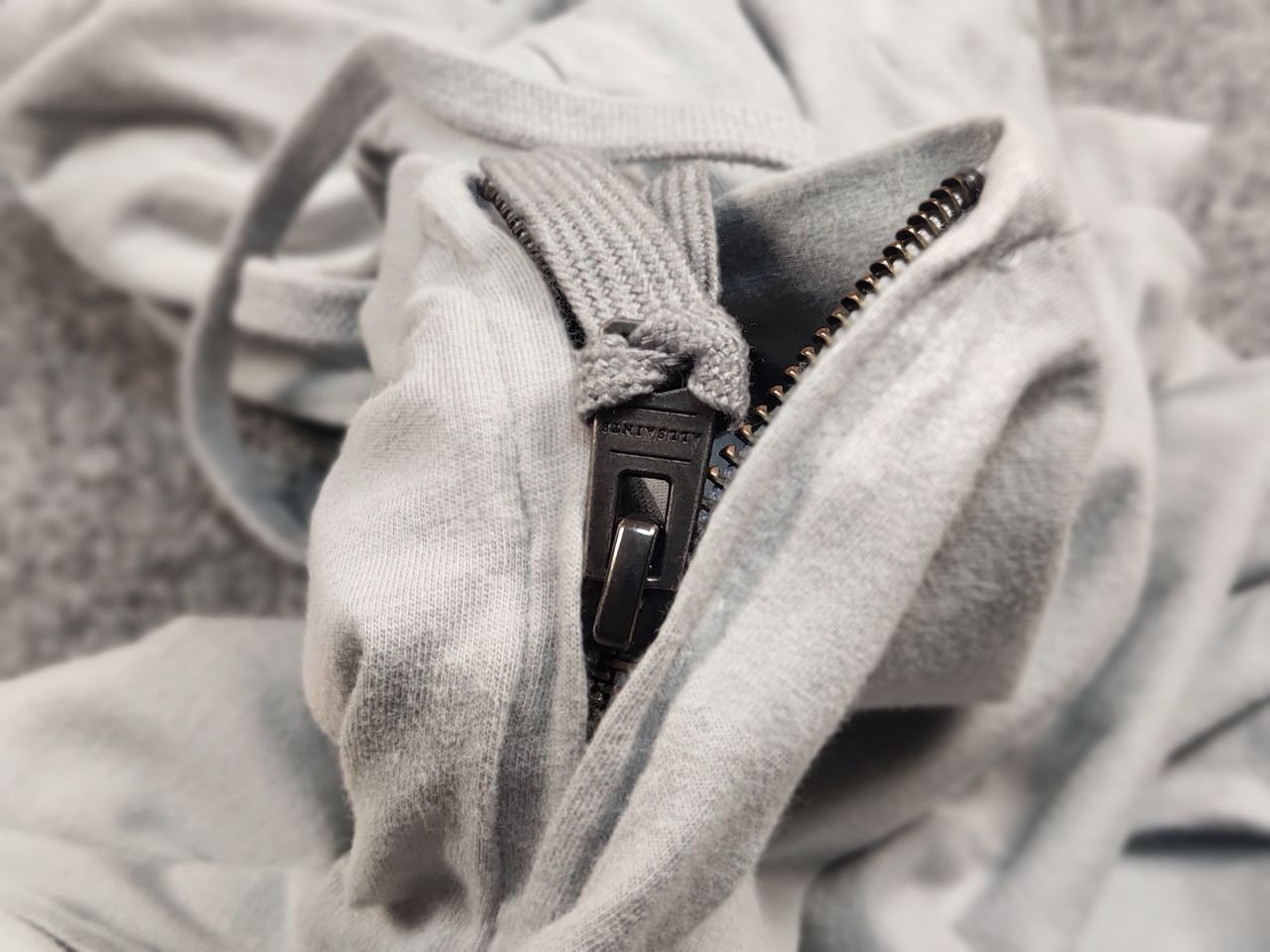 Allsaints Allsaints Brace Full Zip Light BlueGray Hoodie Vintage Style Size US M / EU 48-50 / 2 - 16 Thumbnail