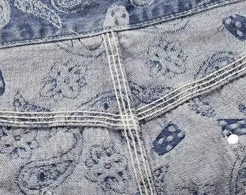 Japanese Brand 20SS Indigo Union Japan Denim Bandana Shorts Size US 32 / EU 48 - 2 Thumbnail