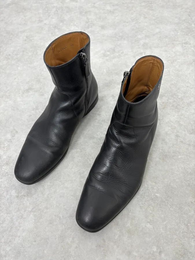 Gucci 2000s Gucci Black Minimalist Leather Boots Size US 8 / EU 41 - 3 Thumbnail