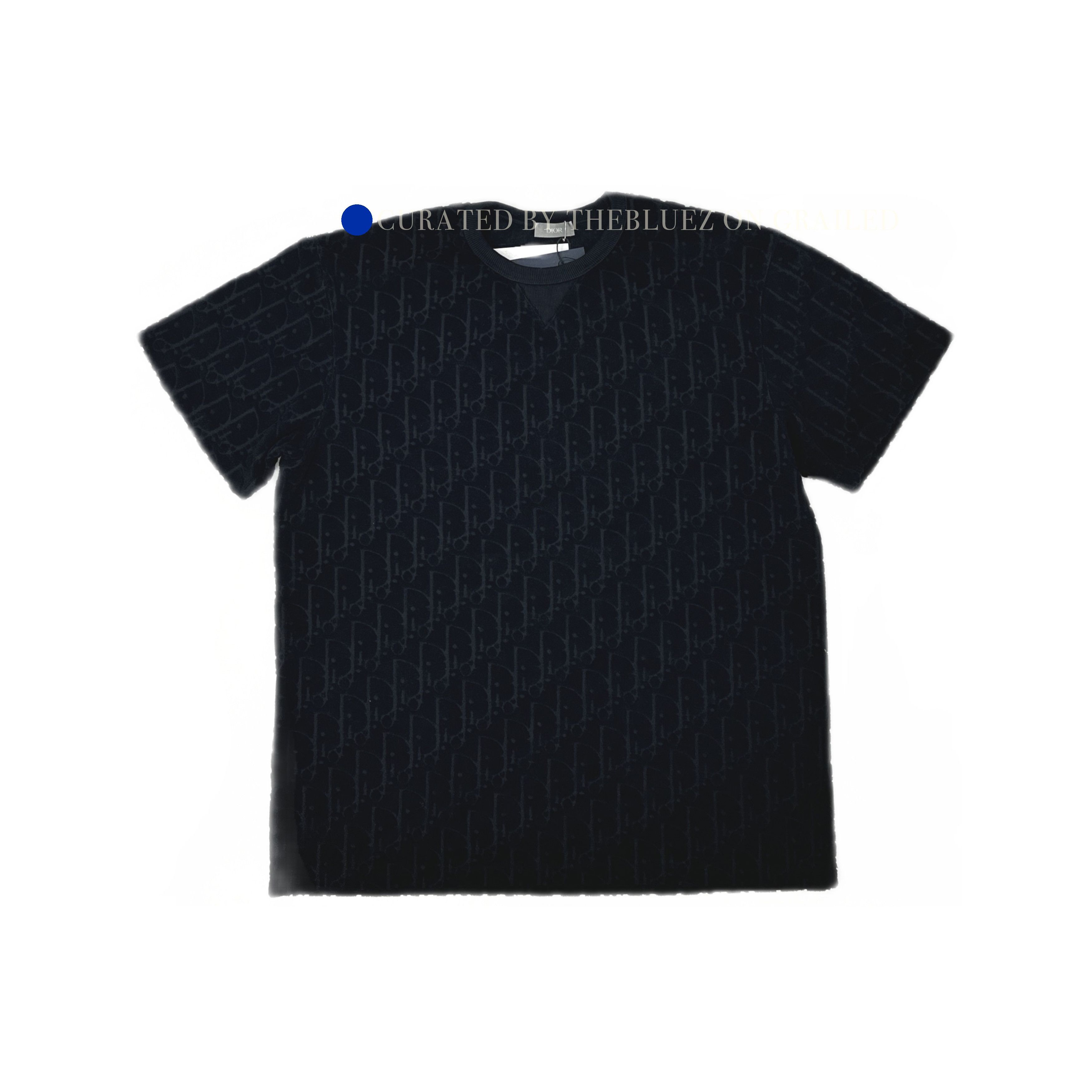 Dior Black Oblique Jacquard T-Shirt Size US XXL / EU 58 / 5 - 1 Thumbnail