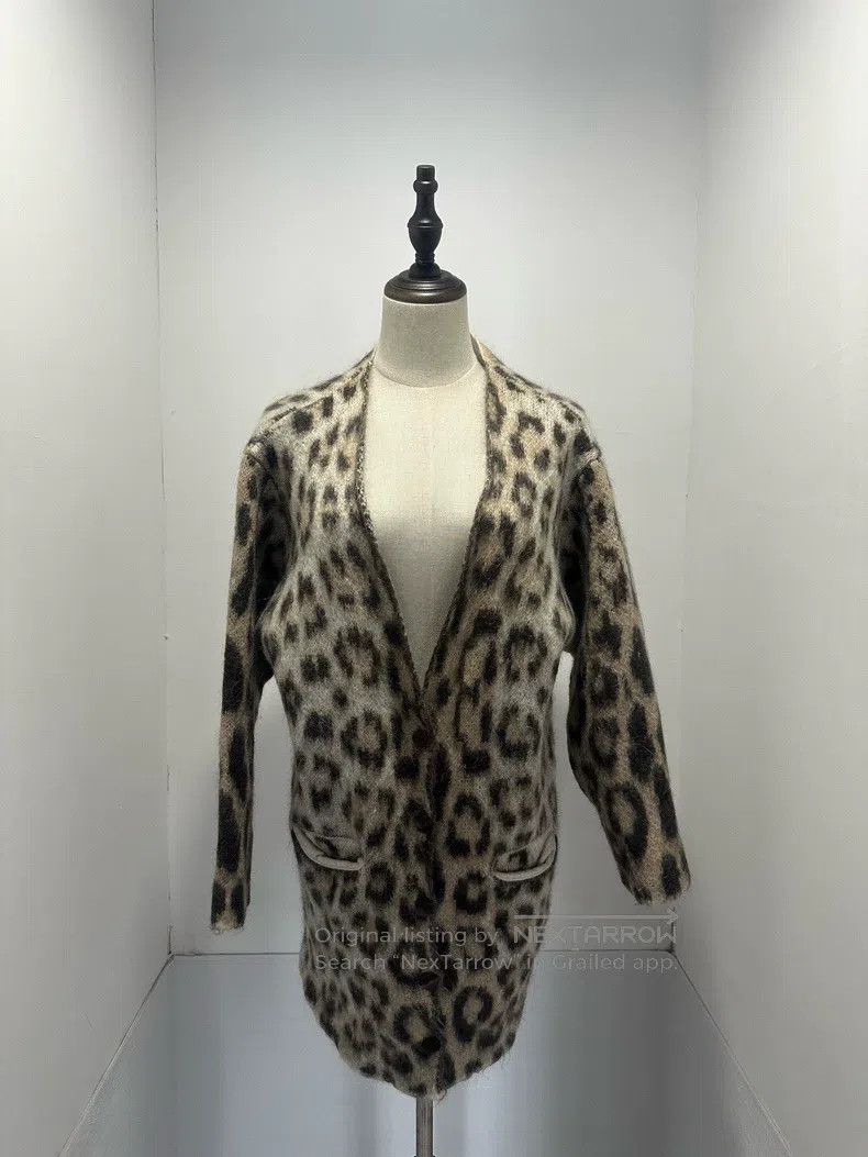 Loewe Loewe Leopard Print Cardigan Size L / US 10 / IT 46 - 1 Thumbnail