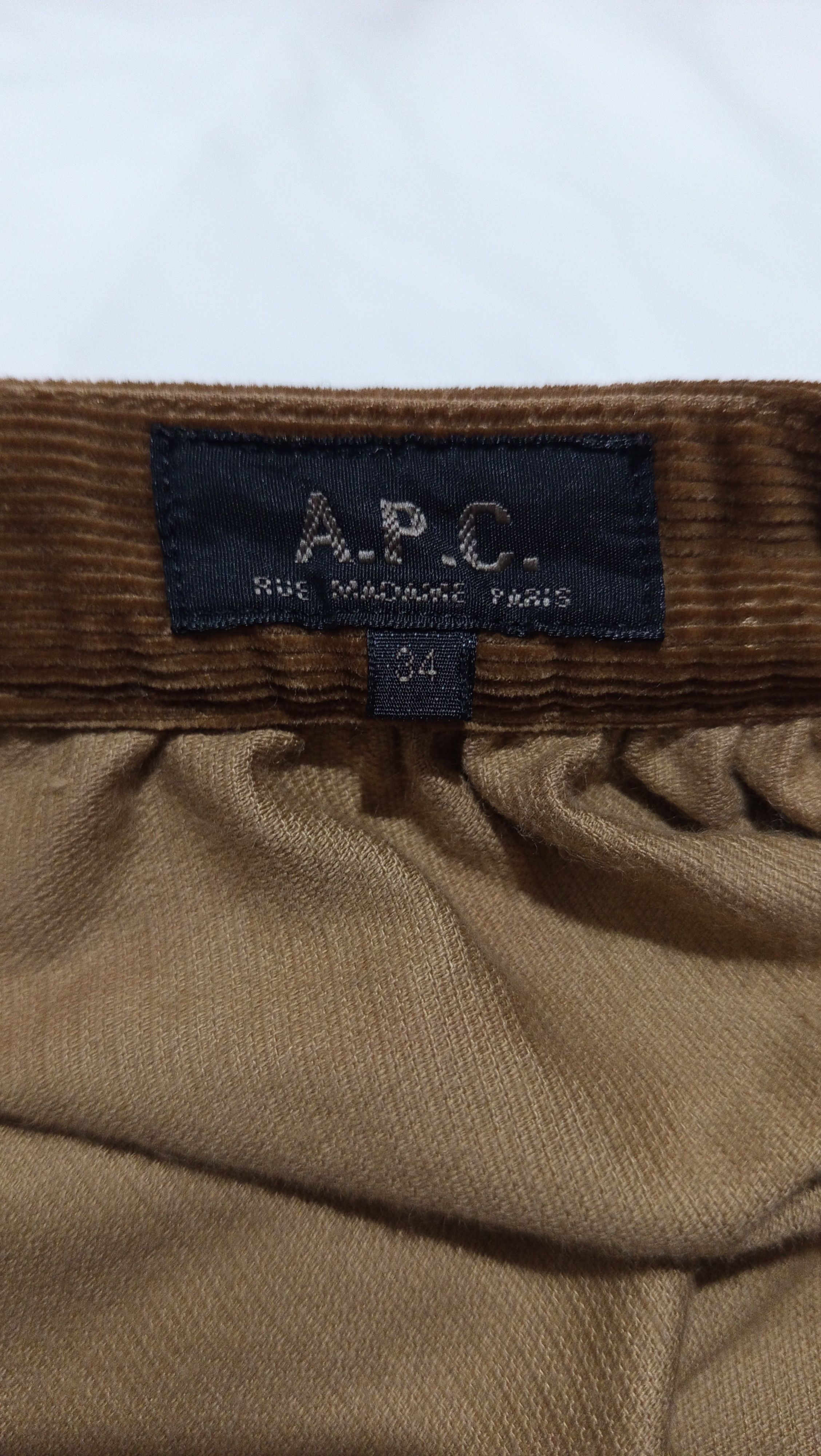 A.P.C. A.P.C Corduroy Mini Skirt Size 28" / US 6 / IT 42 - 2 Thumbnail