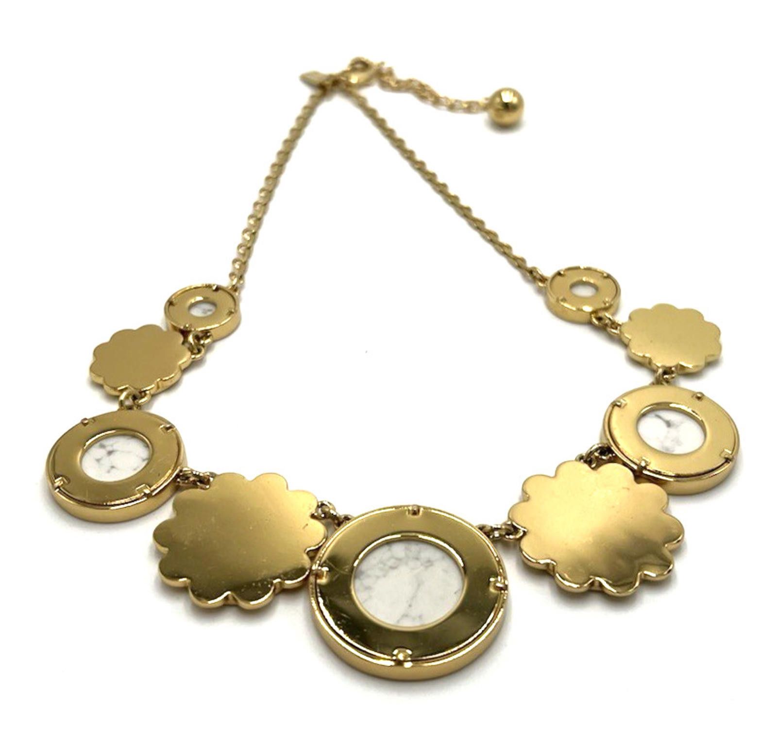Other NWOT Kate Spade Punchy Petals Necklace Marble Hematite Size ONE SIZE - 5 Thumbnail