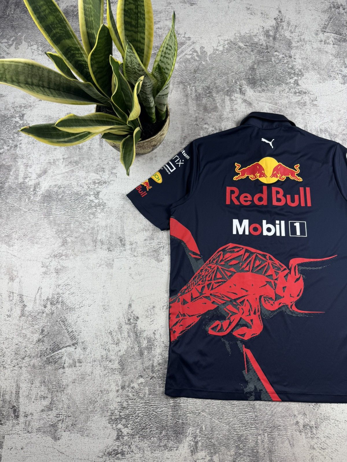 Red Bull Red Bull Puma Medium Blue 2021 Moto Racing Formula 1 T Shirt Men’s Tee Jersey Size US M / EU 48-50 / 2 - 10 Thumbnail