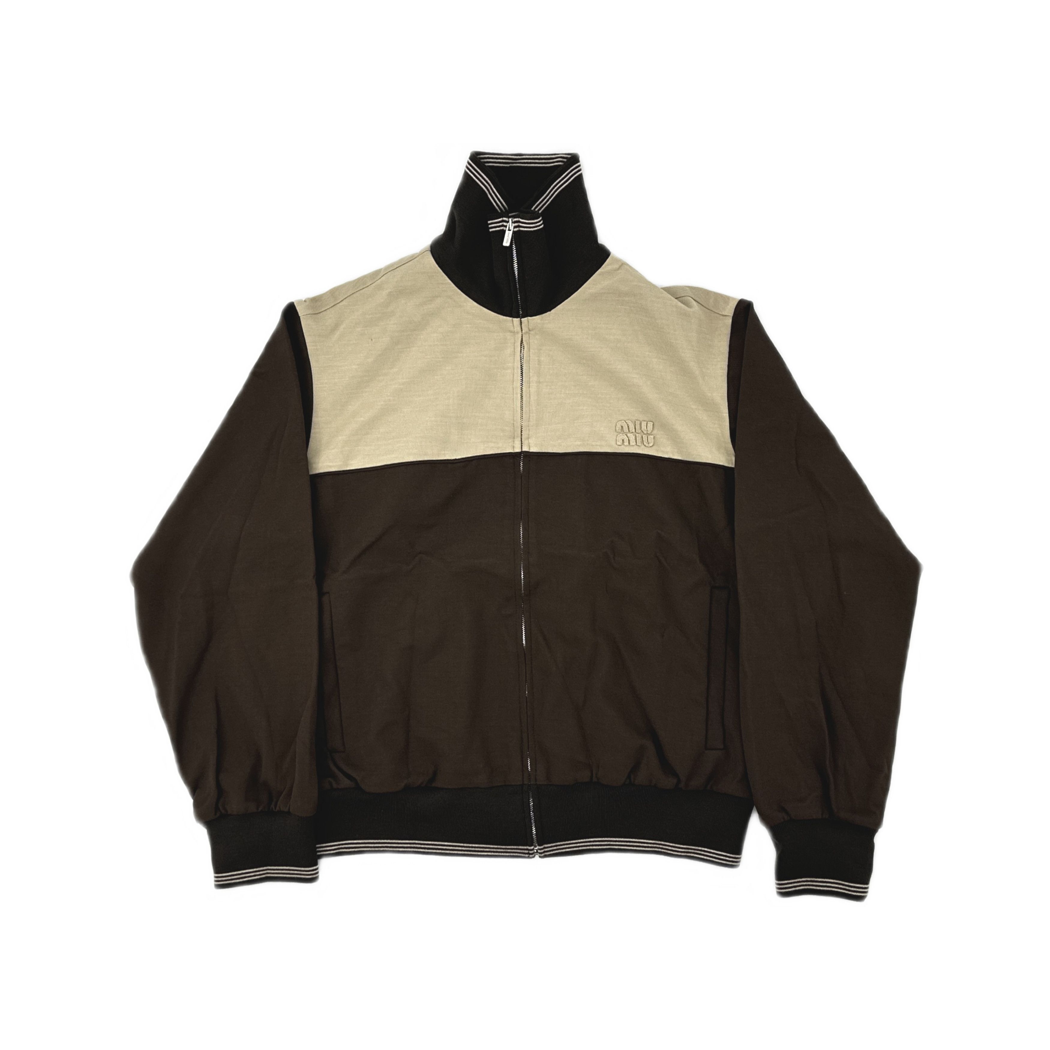 Miu Miu Miu Miu Colorblock Zip Up Jacket Size M Size M / US 6-8 / IT 42-44 - 1 Thumbnail