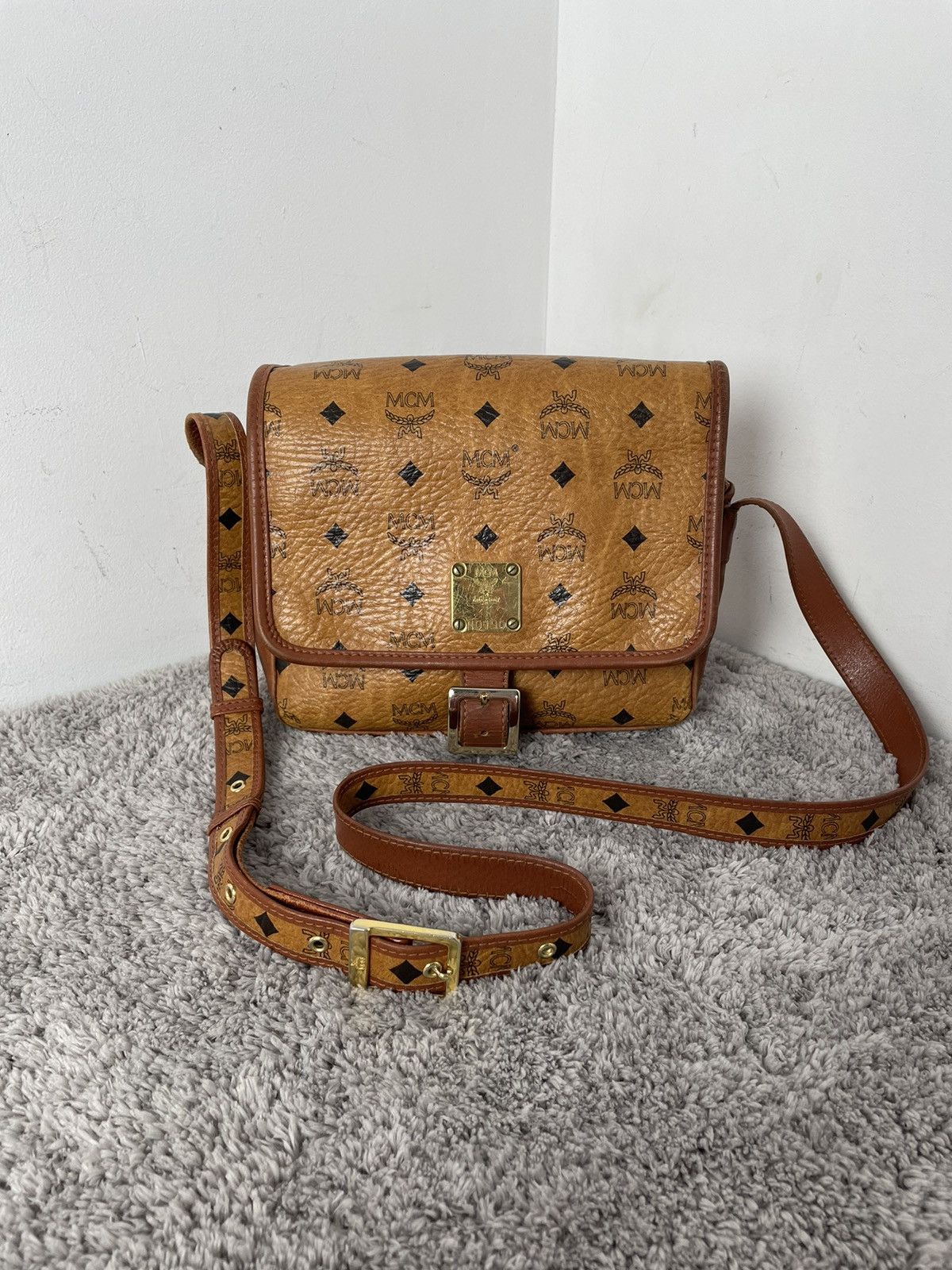 MCM MCM messenger Crossbody Bag monogram N0190 Size ONE SIZE - 2 Thumbnail