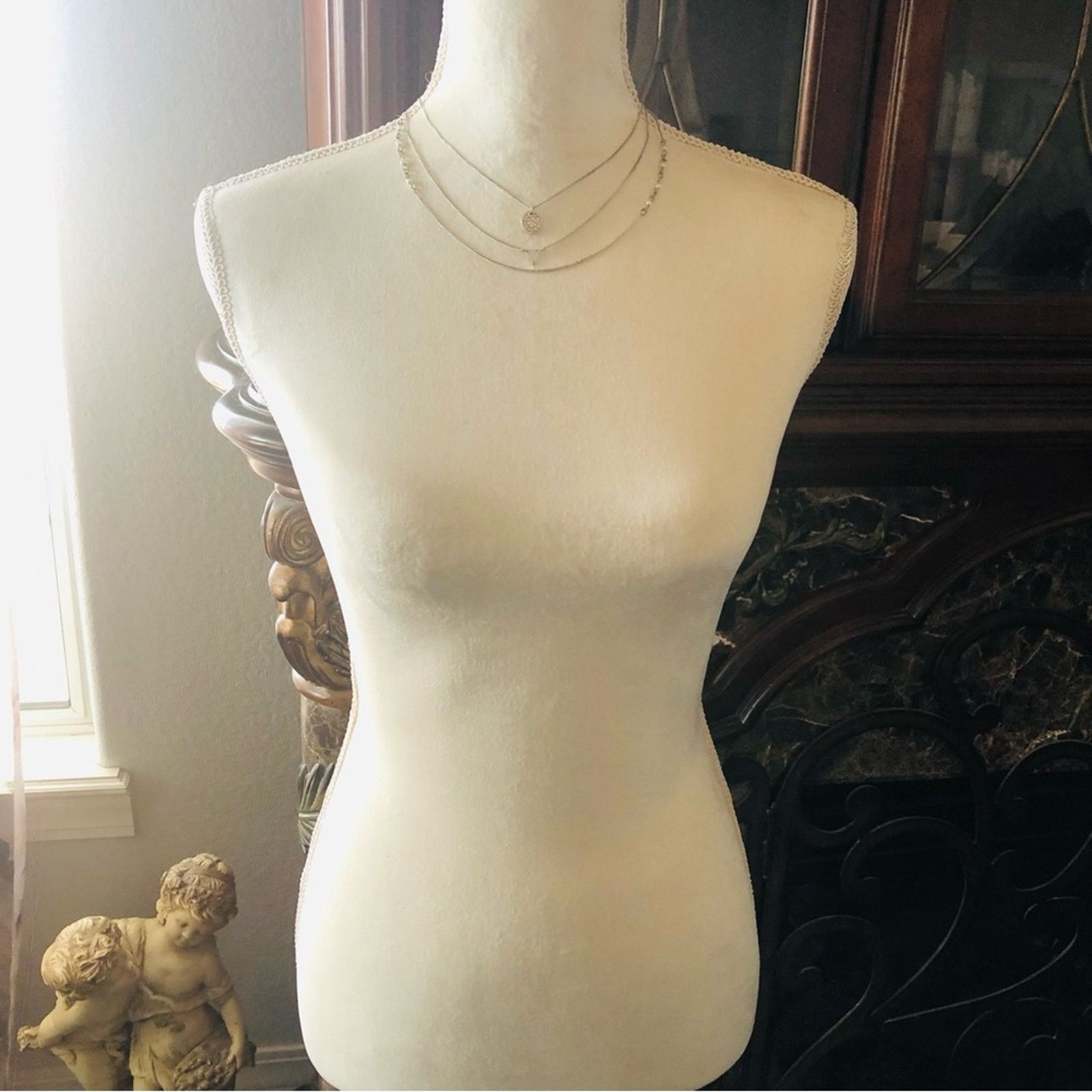 Jewelry Silver plated triple strand pearl and charm chain necklace Size ONE SIZE - 6 Thumbnail
