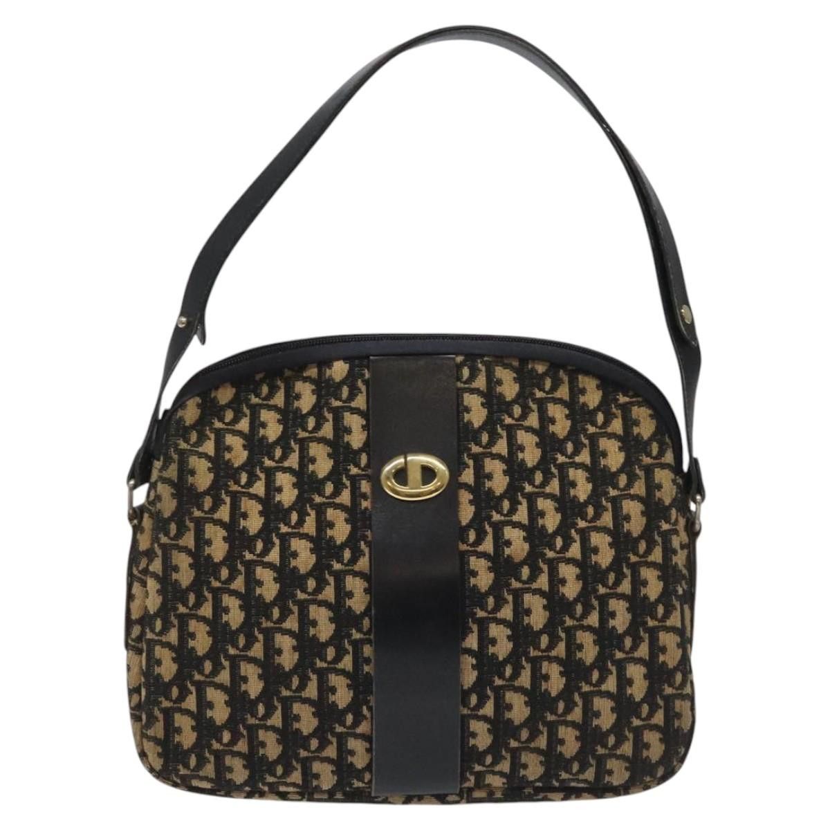 Dior DIOR Trotter Canvas Shoulder Bag Navy Gold Size ONE SIZE - 13 Thumbnail