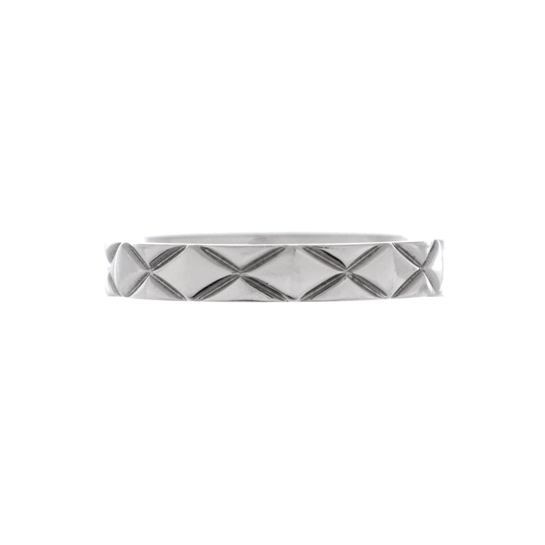 Chanel Matelasse Band Ring Size ONE SIZE - 1 Thumbnail