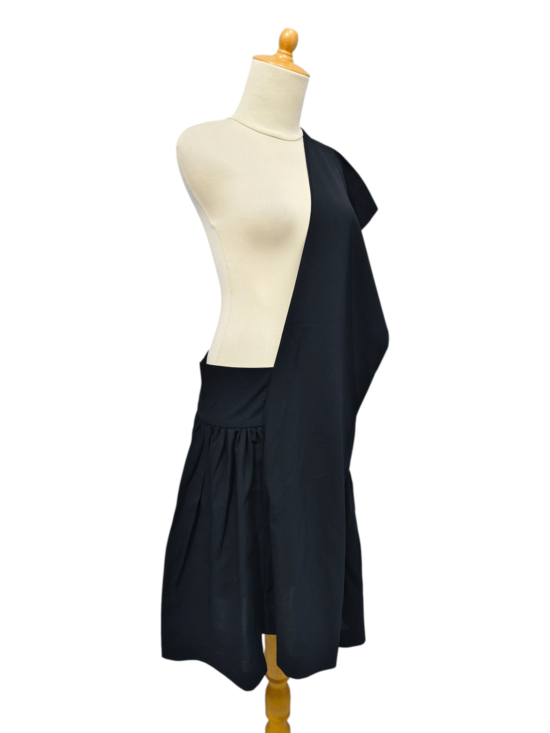 Comme des Garcons 90s CDG📕 Archive Artisanal One Shoulder Sculptural Dress Size M / US 6-8 / IT 42-44 - 2 Thumbnail