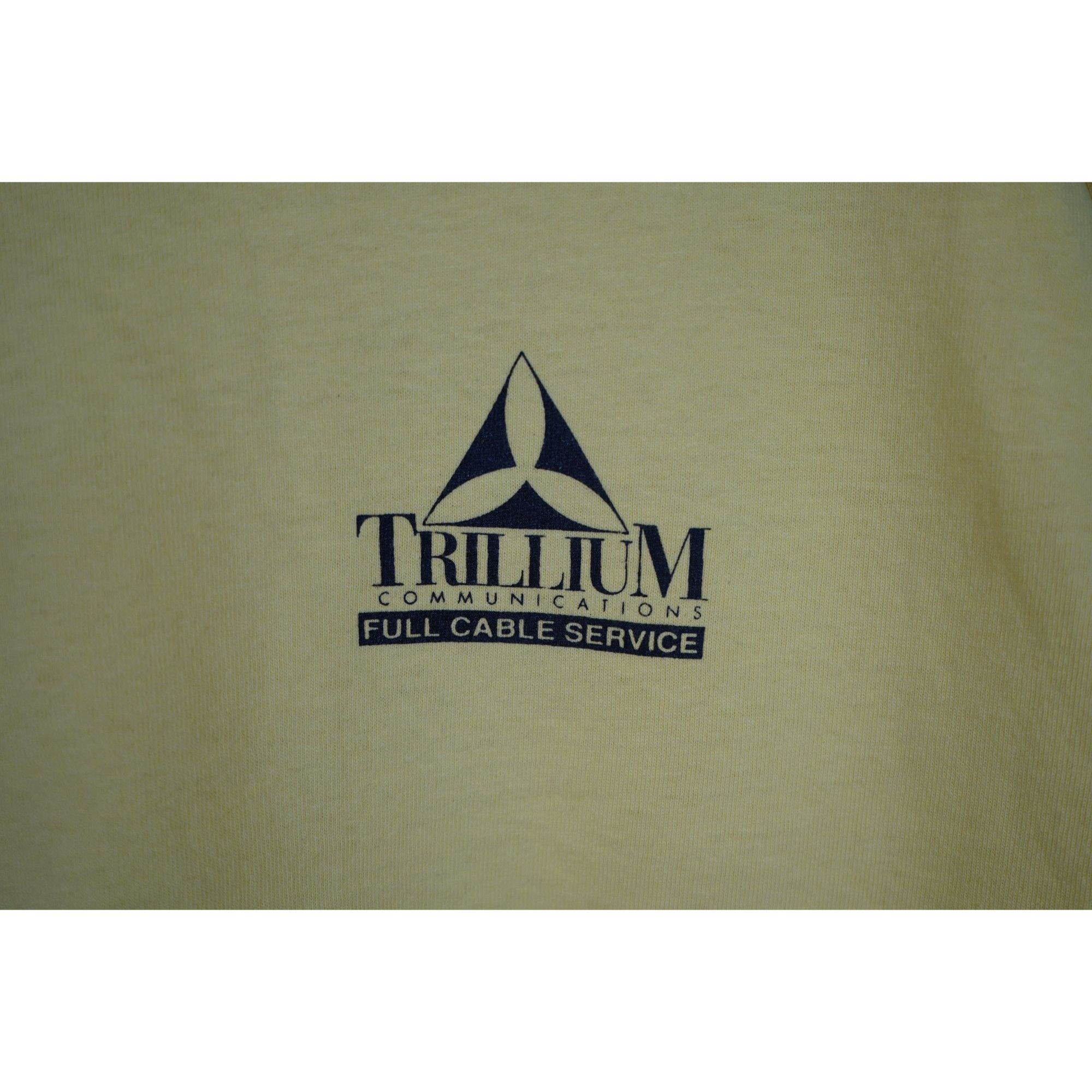 Vintage 90s Cable Company Yellow Vintage Tshirt Men's XL #414 Size US XL / EU 56 / 4 - 3 Thumbnail