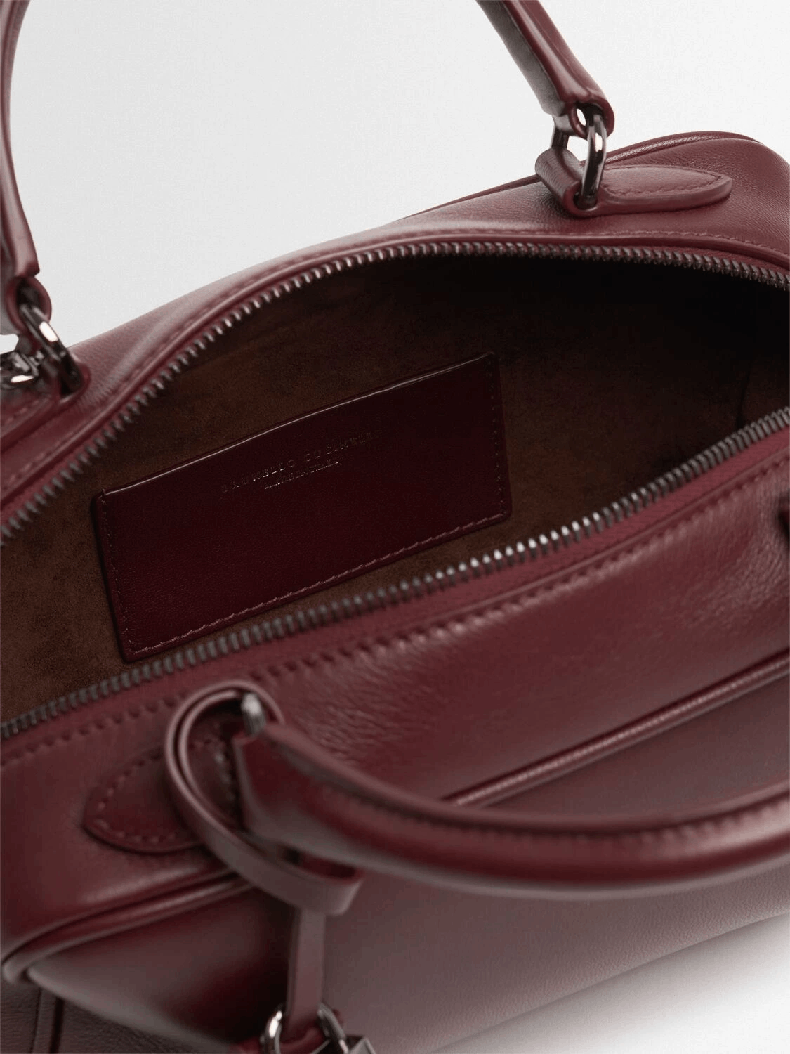 Brunello Cucinelli BRUNELLO CUCINELLI Ruby Leather Top Handle Bag New Size ONE SIZE - 4 Thumbnail