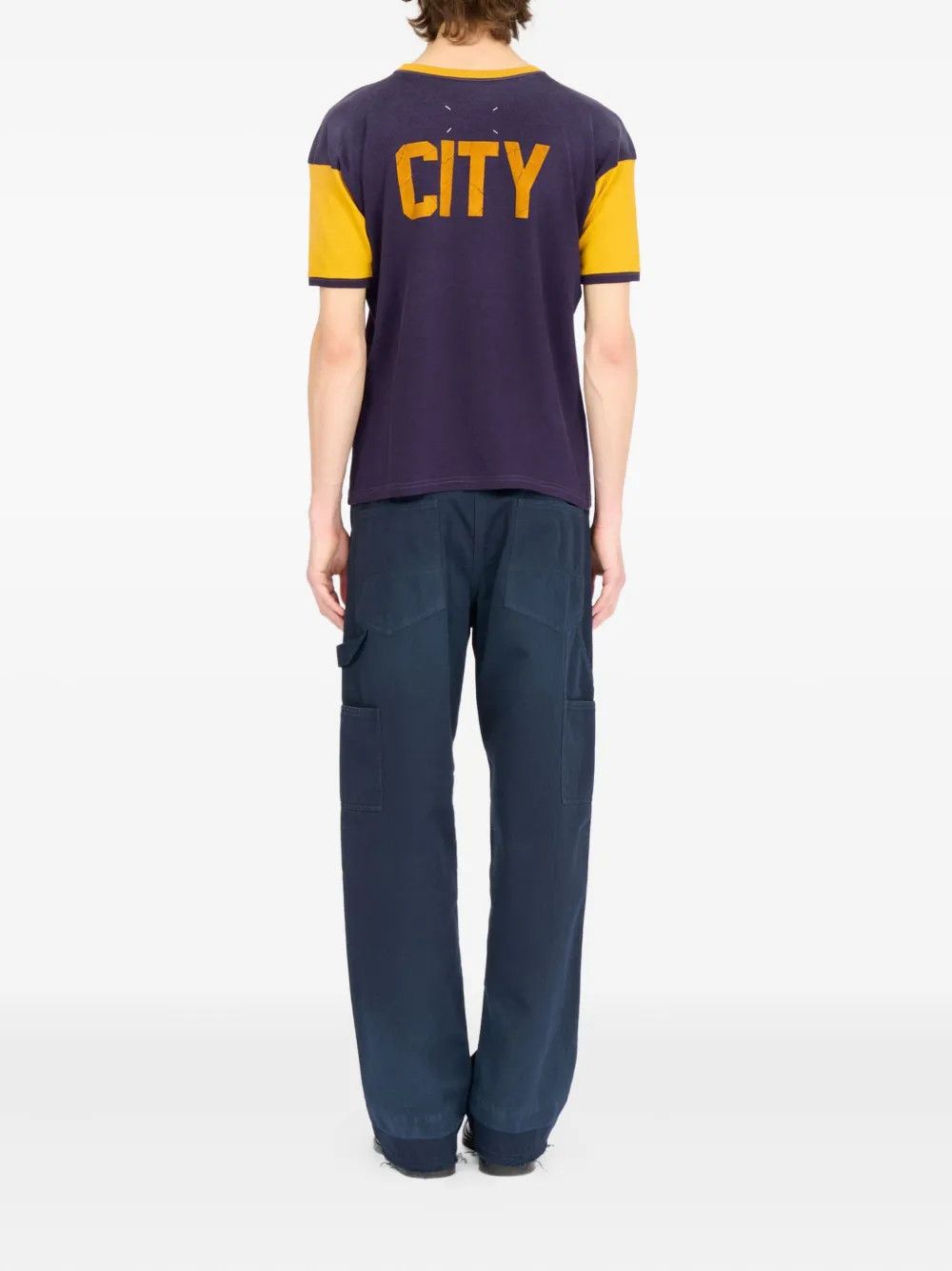 Maison Margiela o1w1db10526 Slogan-print T-Shirt in Purple Size US S / EU 44-46 / 1 - 5 Thumbnail