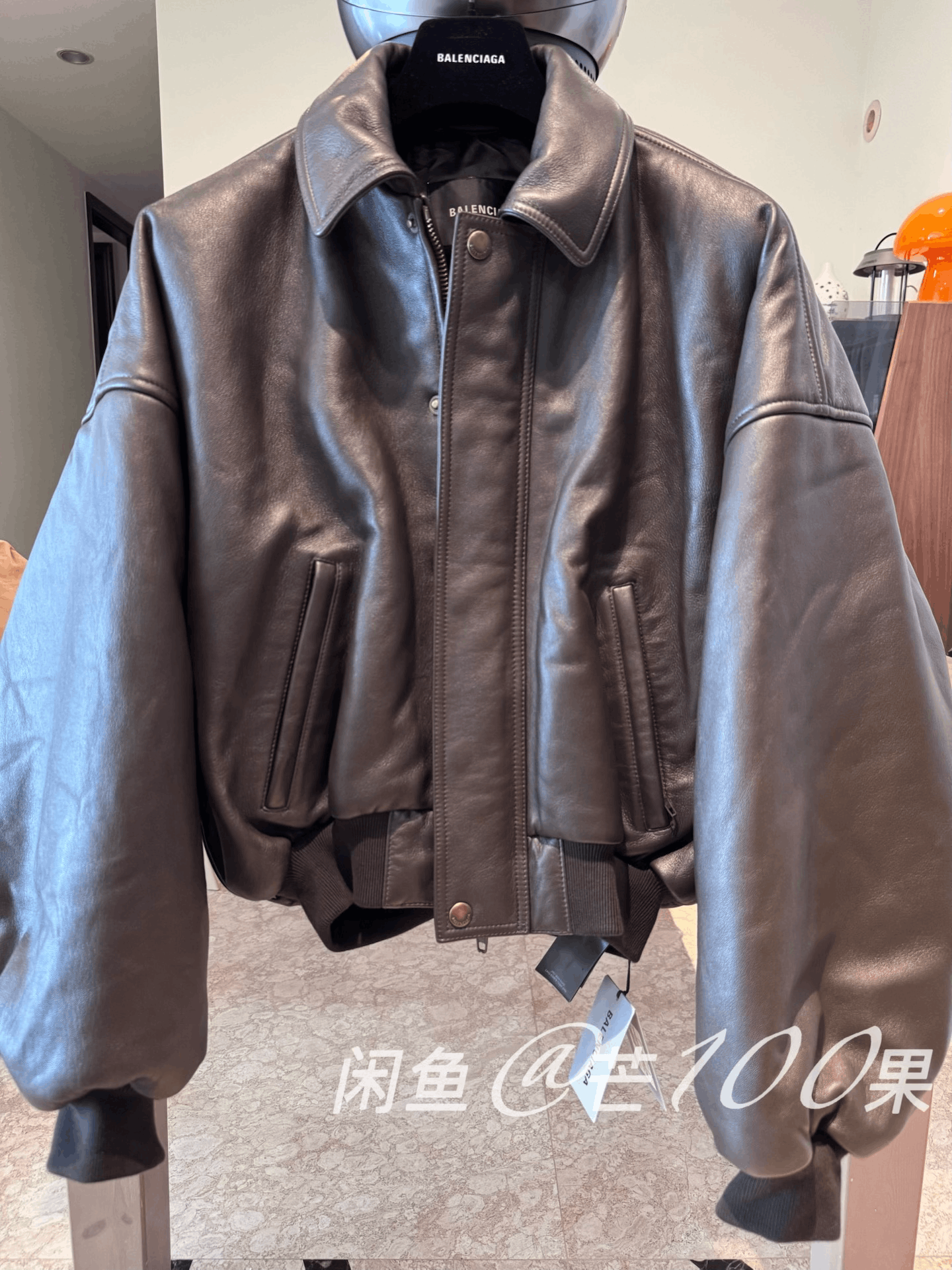 Balenciaga Balenciaga 25 Round Taxi Leather Jacket Size US S / EU 44-46 / 1 - 1 Thumbnail