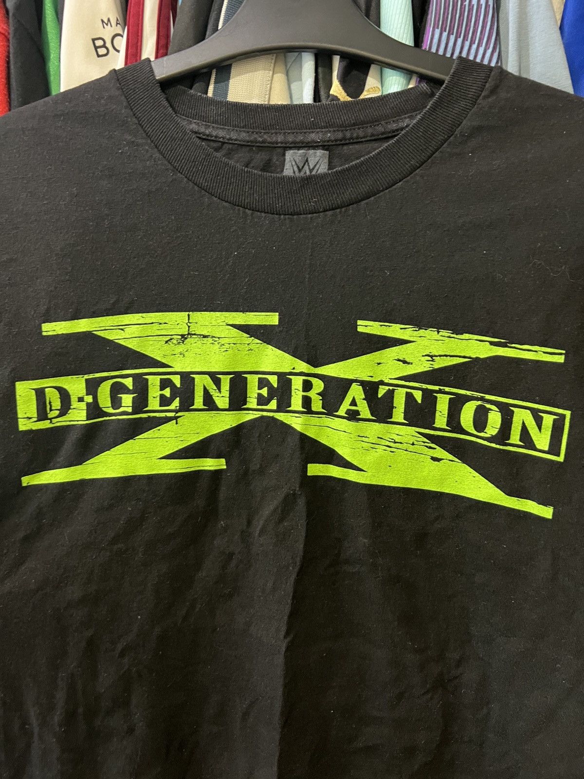 Vintage VINTAGE WWE DX D GENERATION X TWO WORDS GET RAW 25 TOUR TEE Size US L / EU 52-54 / 3 - 4 Thumbnail