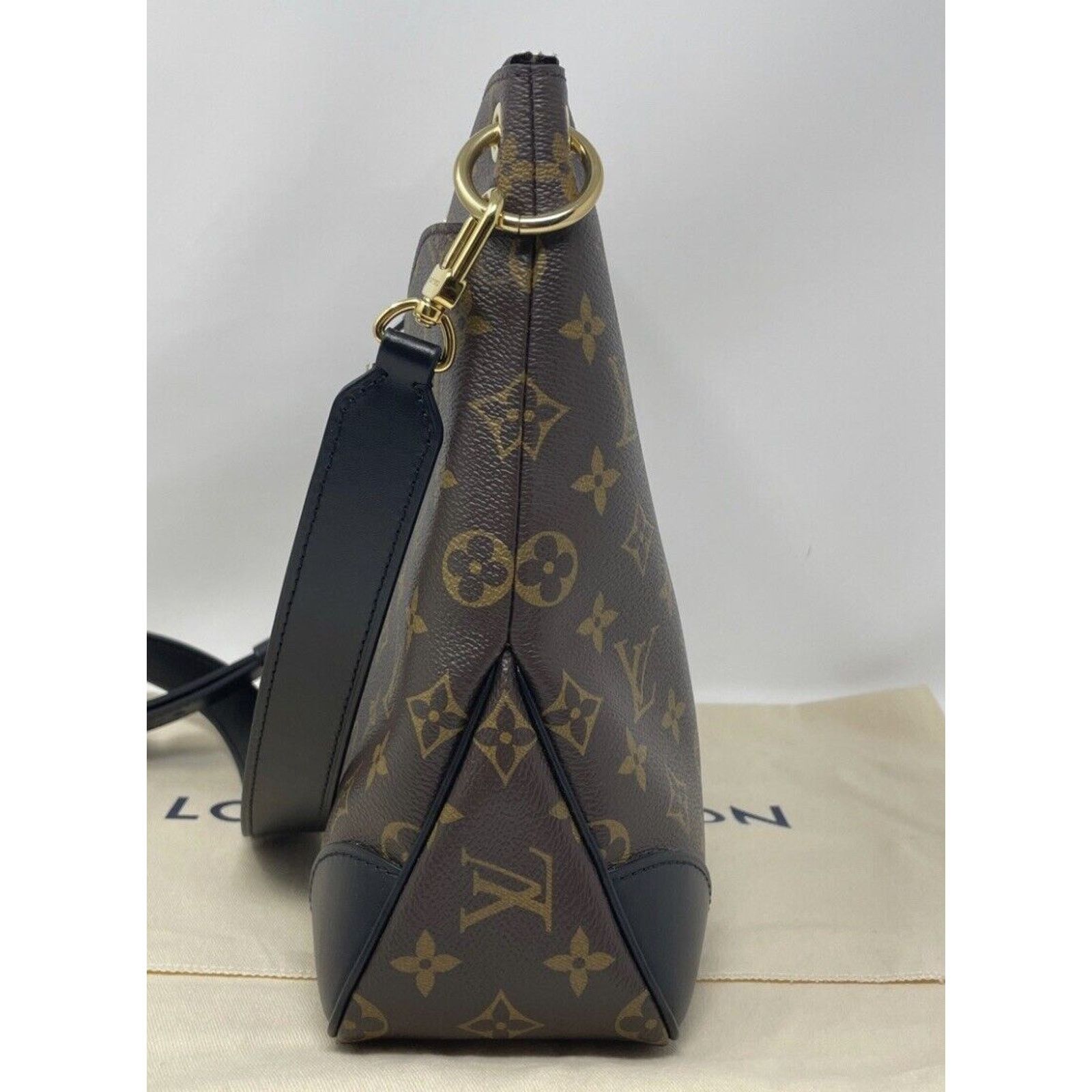 Louis Vuitton Louis Vuitton Odeon Monogram Shoulder Bag MM Brown Canvas Size ONE SIZE - 8 Thumbnail