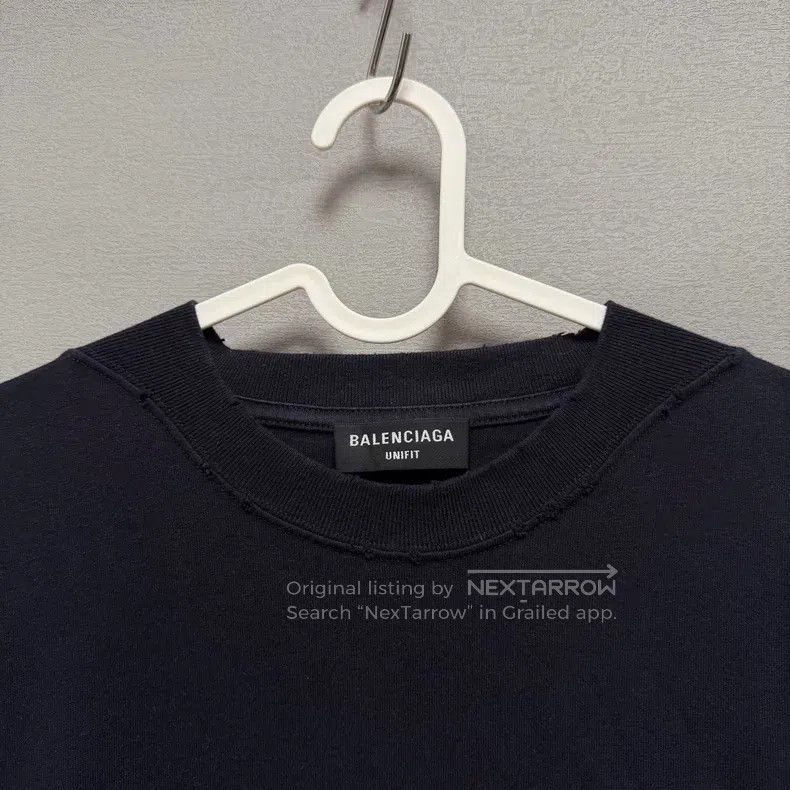 Balenciaga Balenciaga Solid Color Letter Print Round Neck Short Sleev Size US XXS / EU 40 - 3 Thumbnail