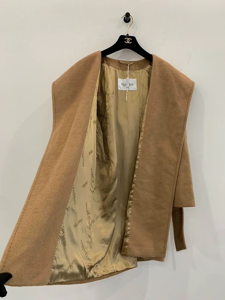 Max Mara Max Mara Rialto Collection Camel Hair Hooded Camel Coat Size S / US 4 / IT 40 - 3 Thumbnail