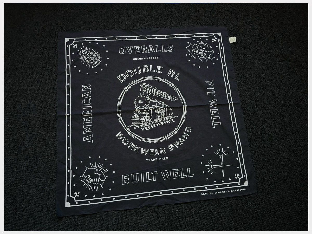 RRL Ralph Lauren RRL Bandana COTTON Scarf handkerchief Size ONE SIZE - 2 Thumbnail