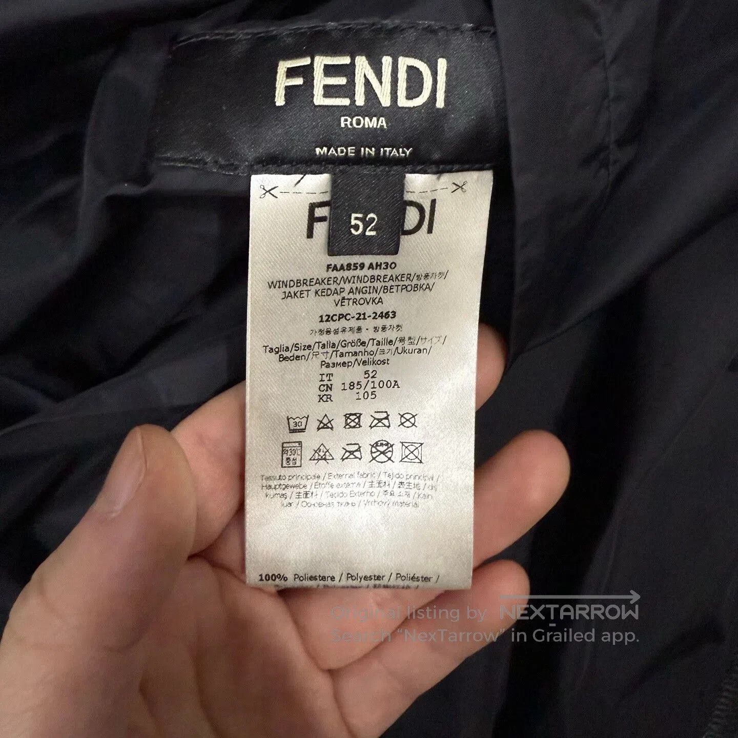 Fendi Fendi Double F Tie-Dye Reversible Zip Jacket. Size US L / EU 52-54 / 3 - 5 Thumbnail