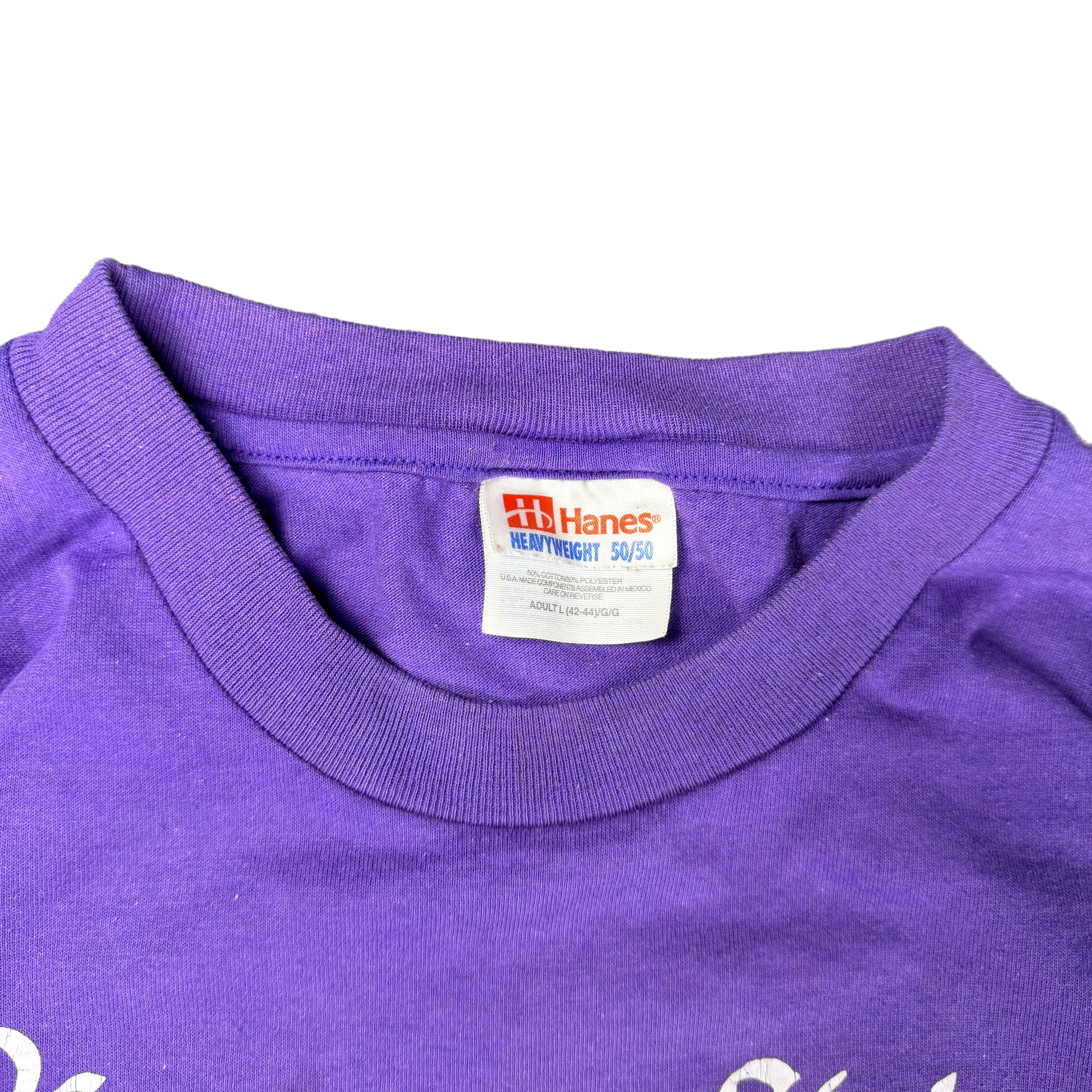 Vintage Vintage Hanes Heavyweight We Shall Wear Purple Jody H Tee XL Size US XL / EU 56 / 4 - 5 Thumbnail