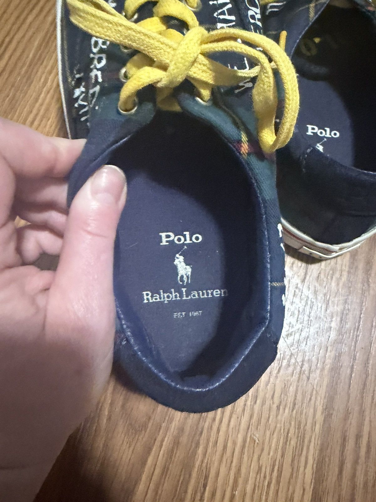Polo Ralph Lauren Polo Ralph Lauren Tartan Graffiti Thorton Sneakers 8.5 Size US 8.5 / EU 41-42 - 5 Thumbnail