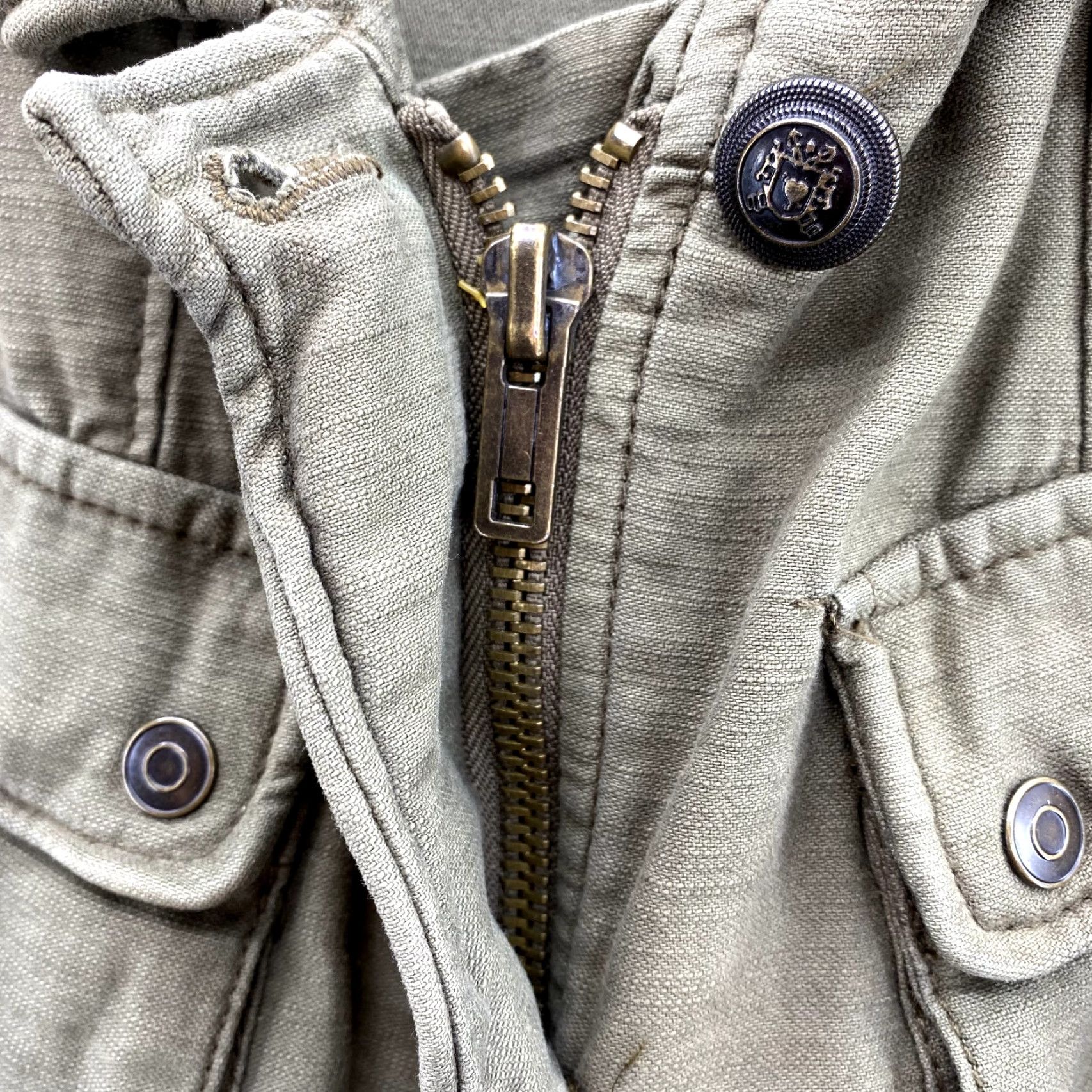Free People Free People Jacket Women Med Olive Utility Field Chore Barn Military Safari Coat Womens Size M / US 6-8 / IT 42-44 - 4 Thumbnail