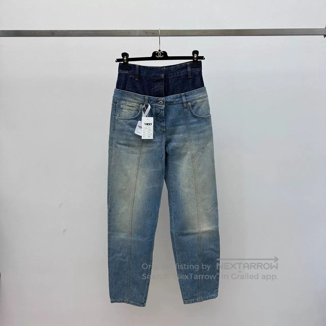 Loewe LOEWE Patchwork Washed Denim Jeans 36. Size US 36 / EU 52 - 1 Thumbnail