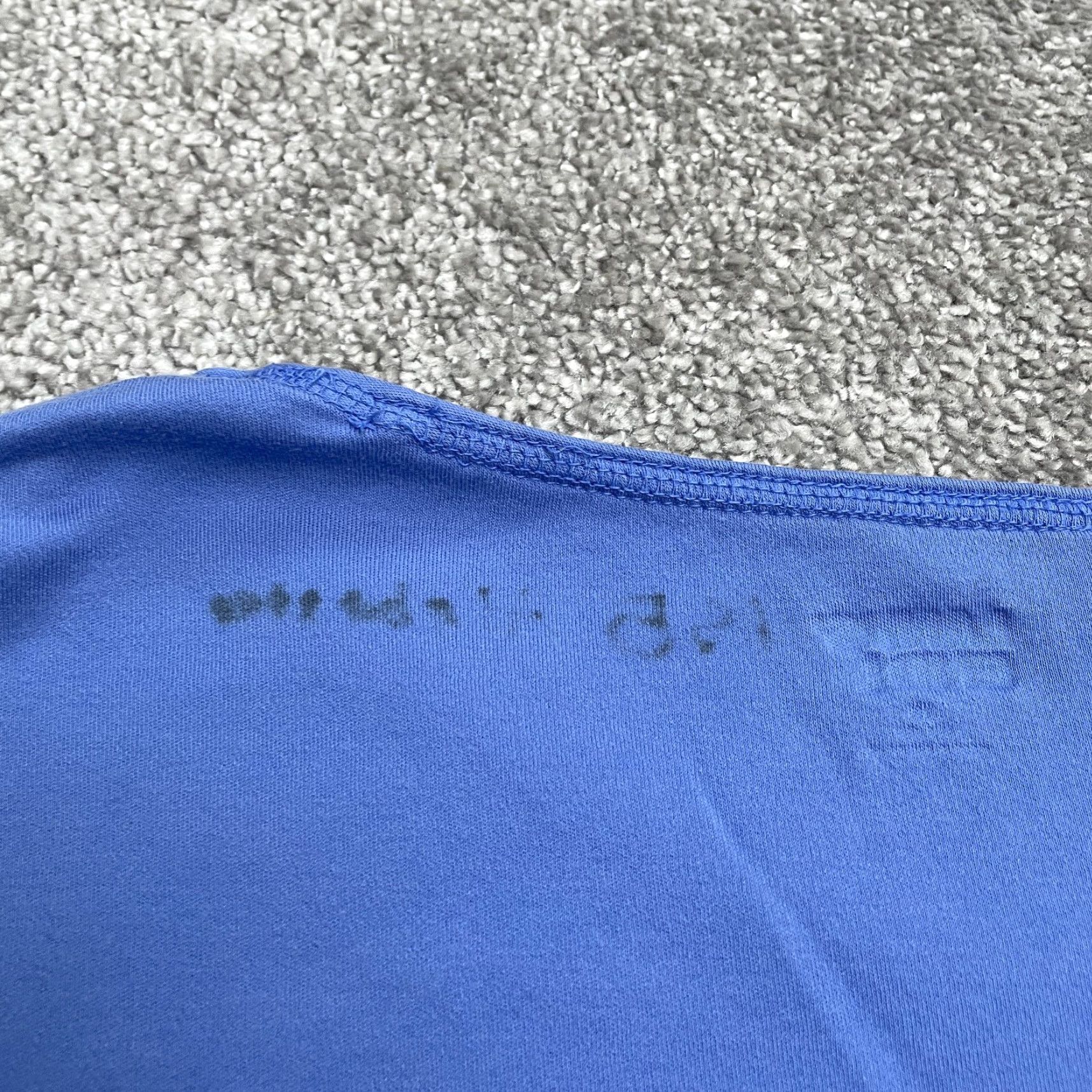 Lands' End Lands' End Oeko-Tex Basic Shirt Women 1X Blue Short Sleeve Round Neck Casual Top Size XL / US 12-14 / IT 48-50 - 6 Thumbnail