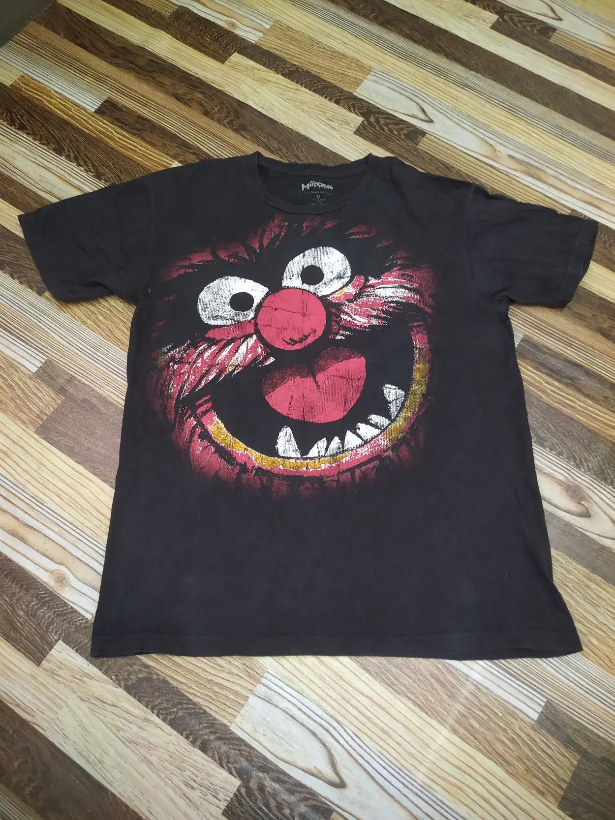 Vintage The Muppets Animal Big Face Graphic T-Shirt Disney Size US M / EU 48-50 / 2 - 2 Thumbnail
