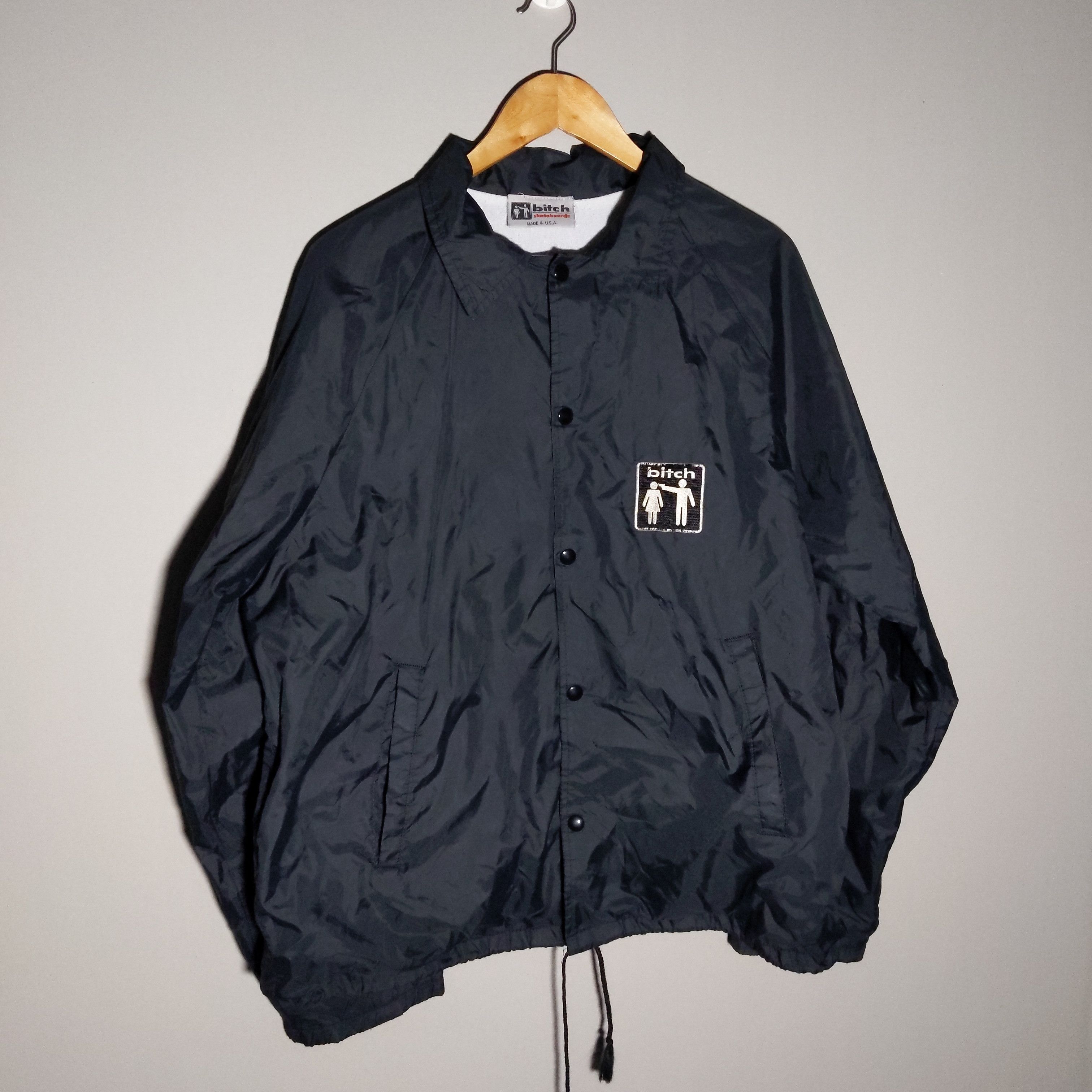 LARGE - Vintage order Bitch Windbreaker Coach Jacket