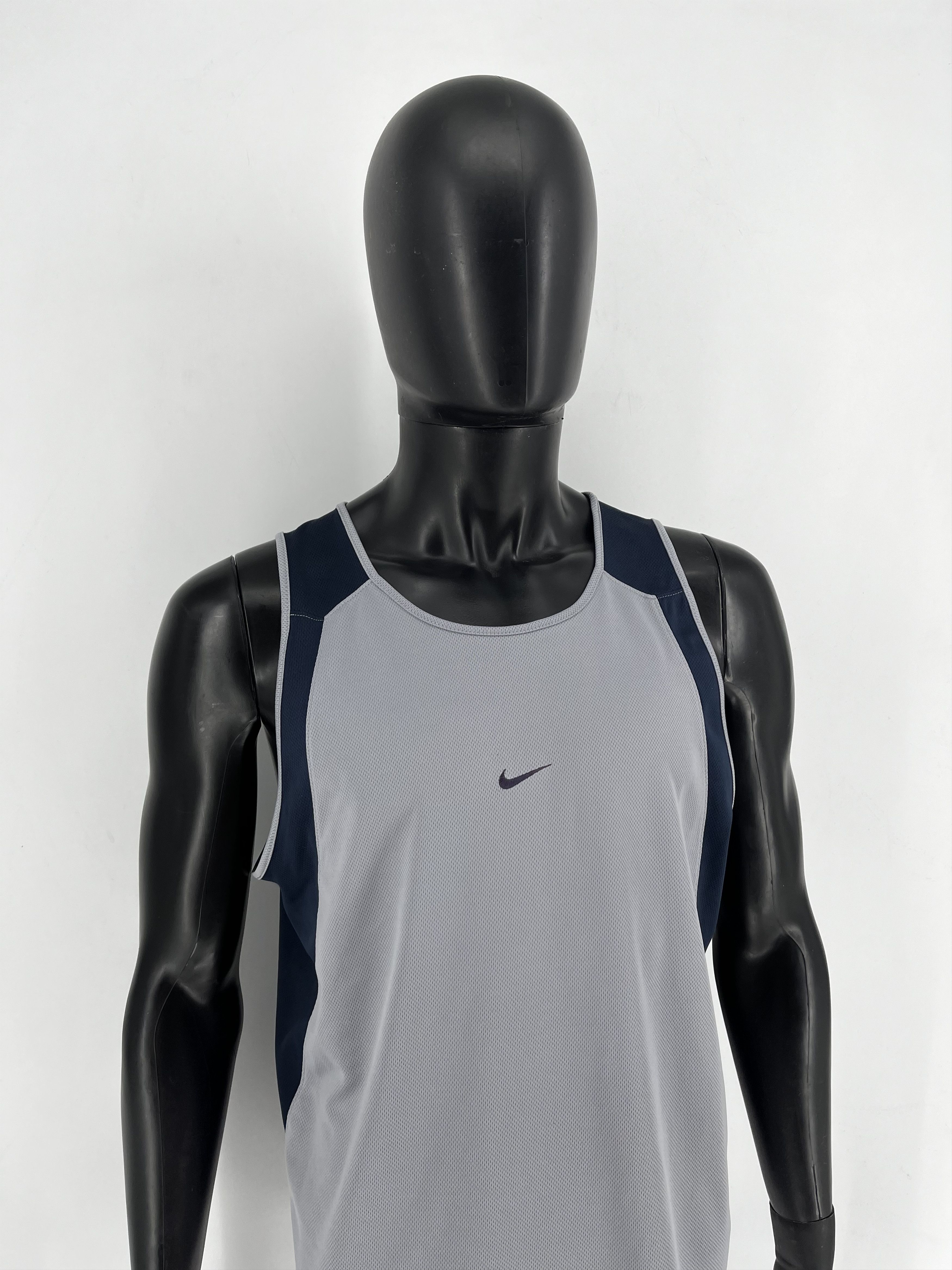 Nike Vintage Y2K Nike Dri-Fit Jersey Swoosh Logo Size US XL / EU 56 / 4 - 3 Thumbnail