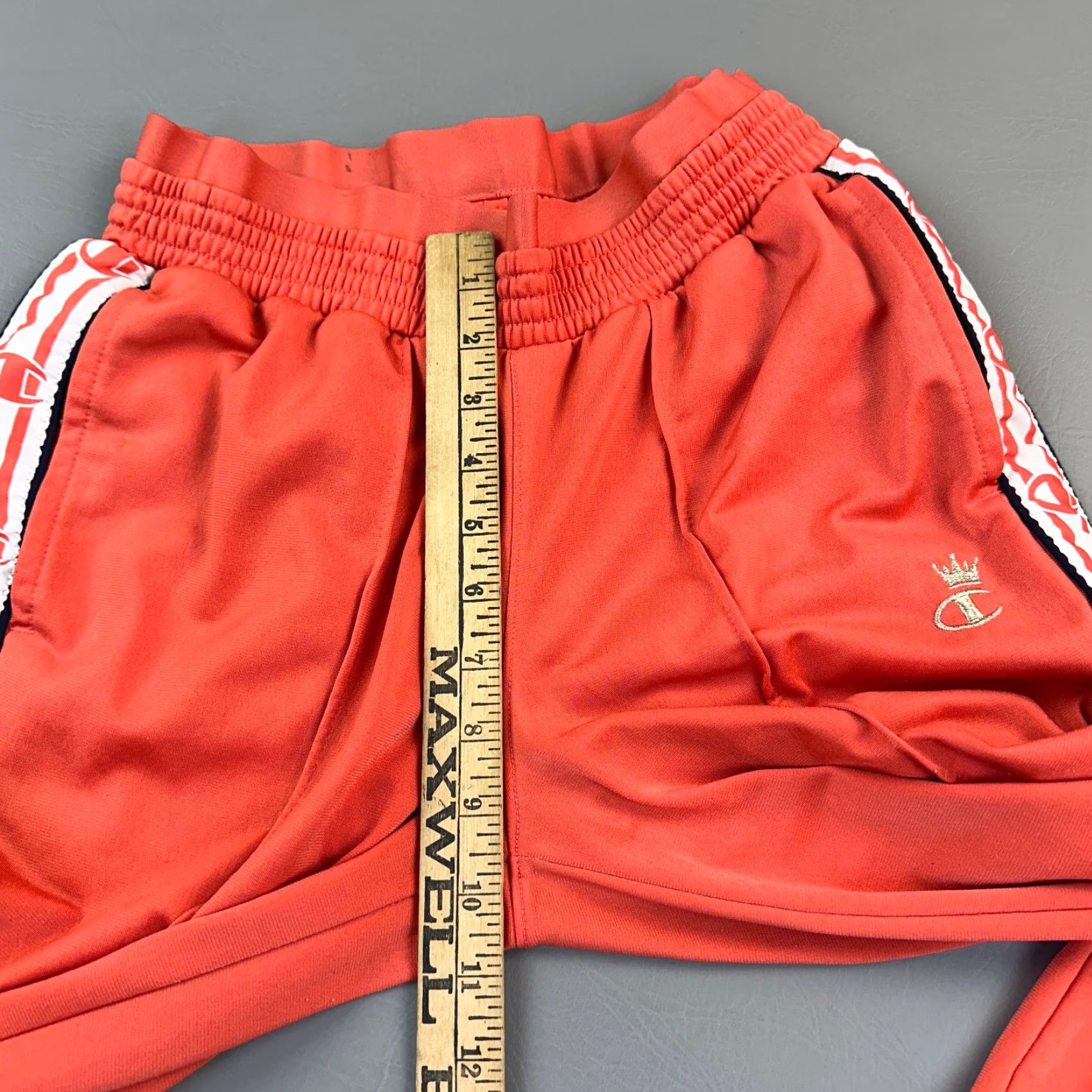 Champion Champion Track Pants Women's XS Paprika Logo Tape Ankle Zip Pull On Active Size 26" / US 2 / IT 38 - 7 Thumbnail