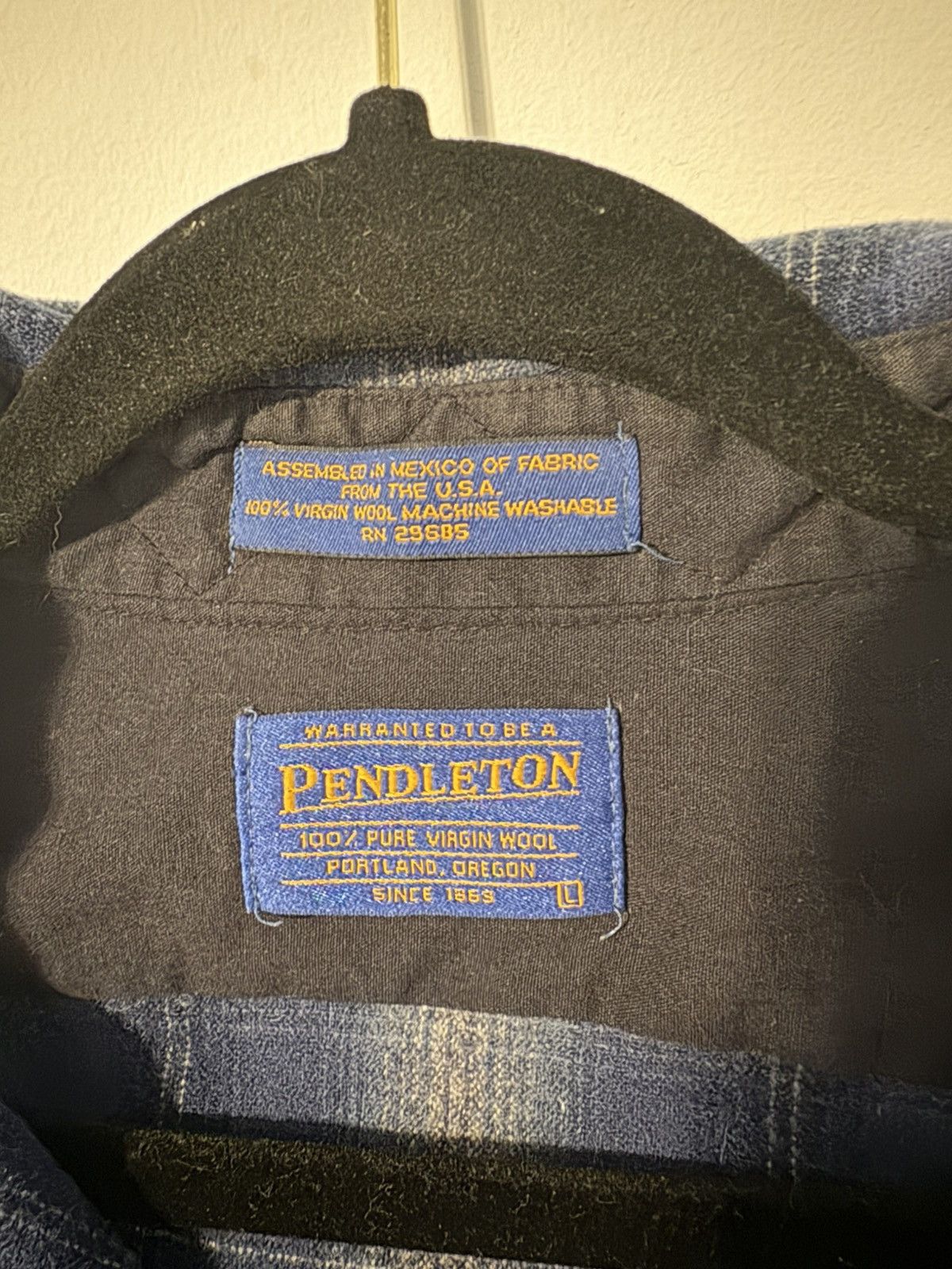 Pendleton × Vintage 1980s vintage Pendleton pearl snap western shirt. Size US L / EU 52-54 / 3 - 2 Thumbnail