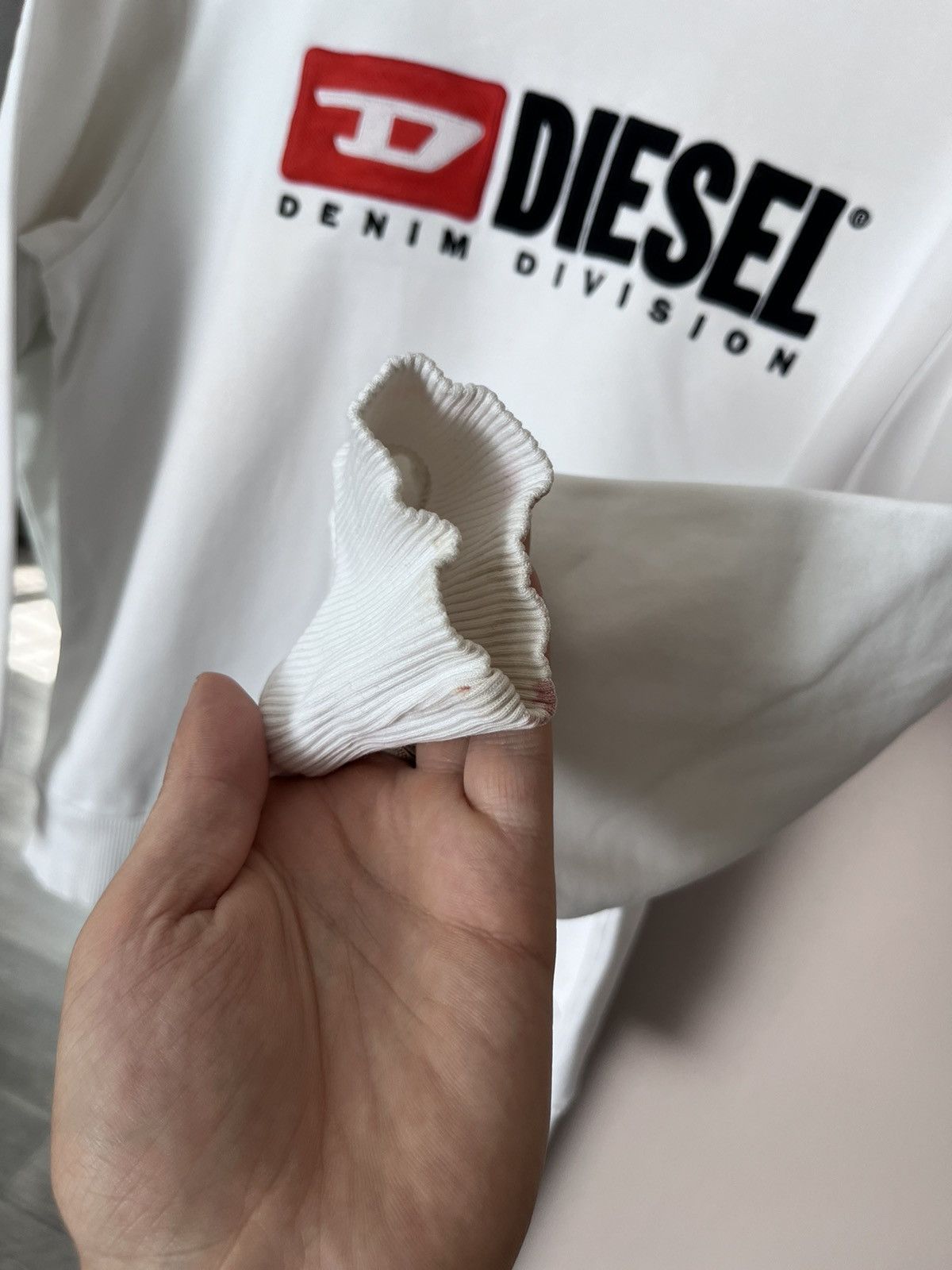 Diesel Diesel Sweatshirt Big Logo Denim Division Pullover Size XS Size US XS / EU 42 / 0 - 9 Thumbnail