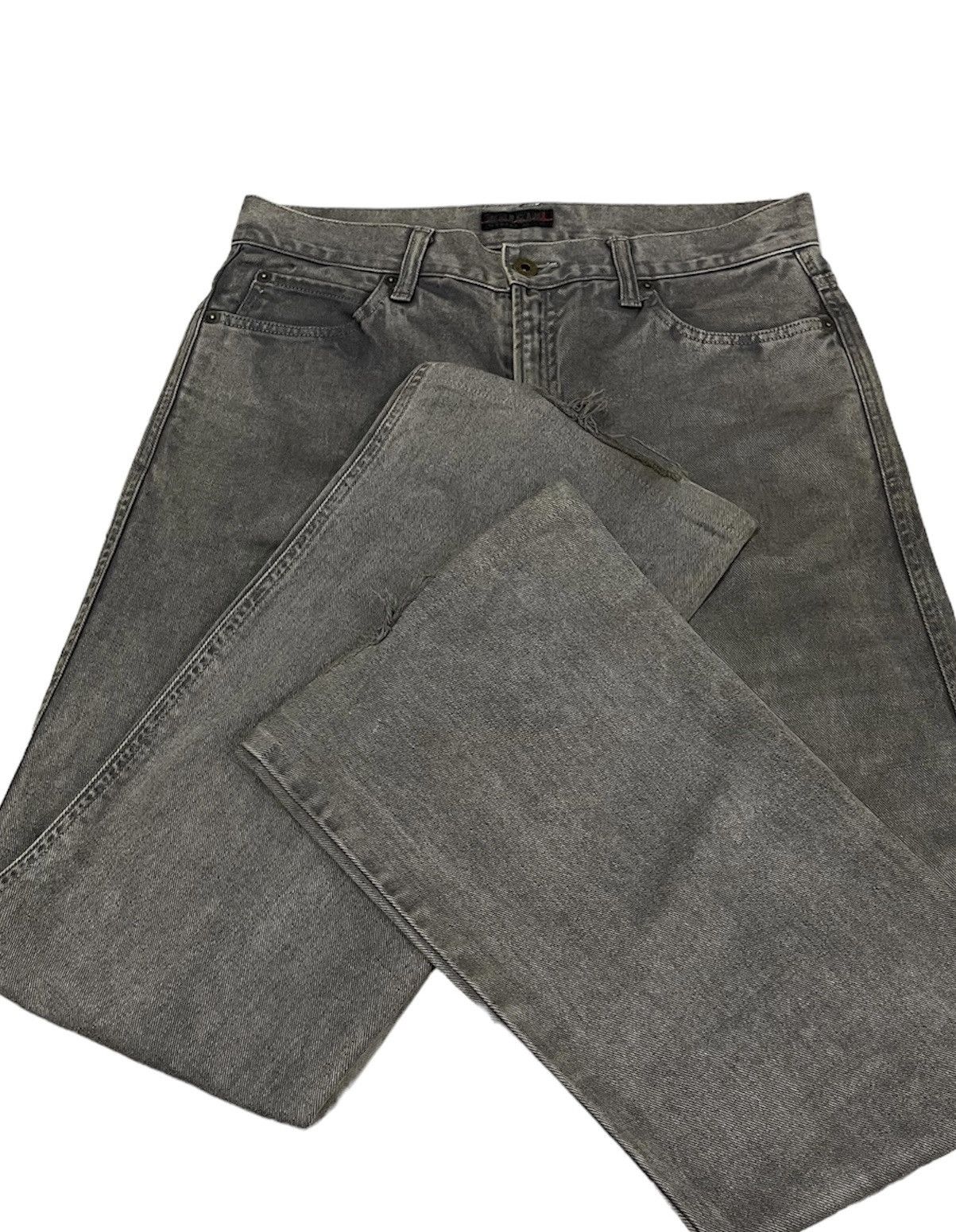 Japanese Brand Vintage Morgan Homme Japan Flare Distressed Jeans Size US 31 - 7 Thumbnail